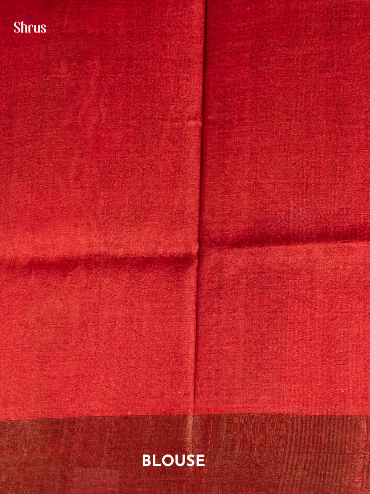 Green & Maroon - Tussar Saree