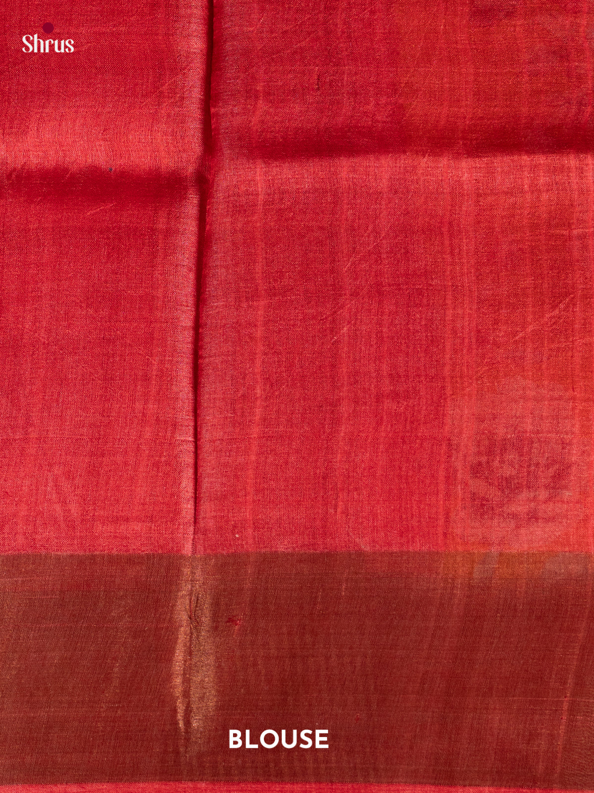 Mustard & Maroon- Tussar Saree