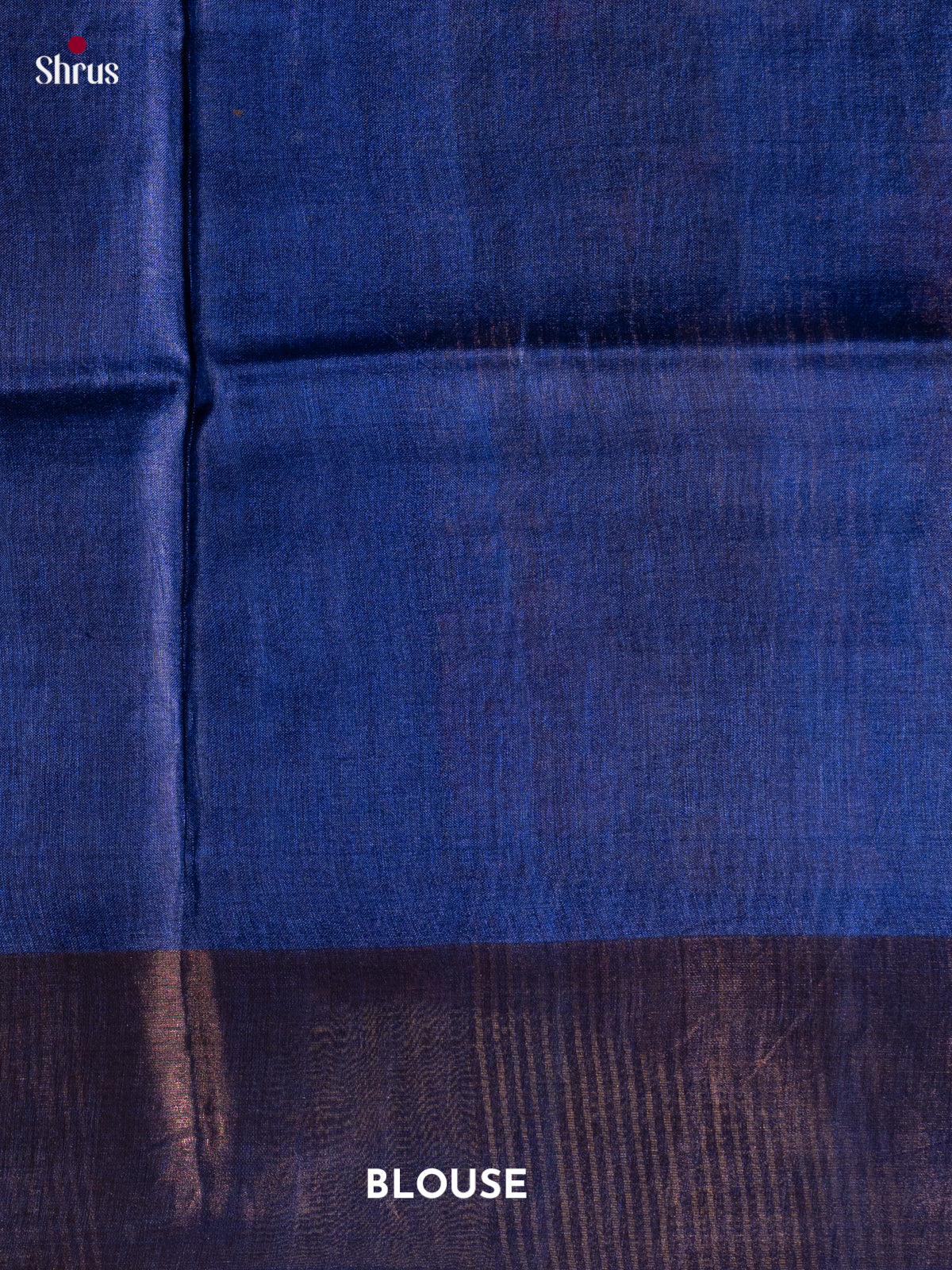 Grey & Blue- Tussar Saree