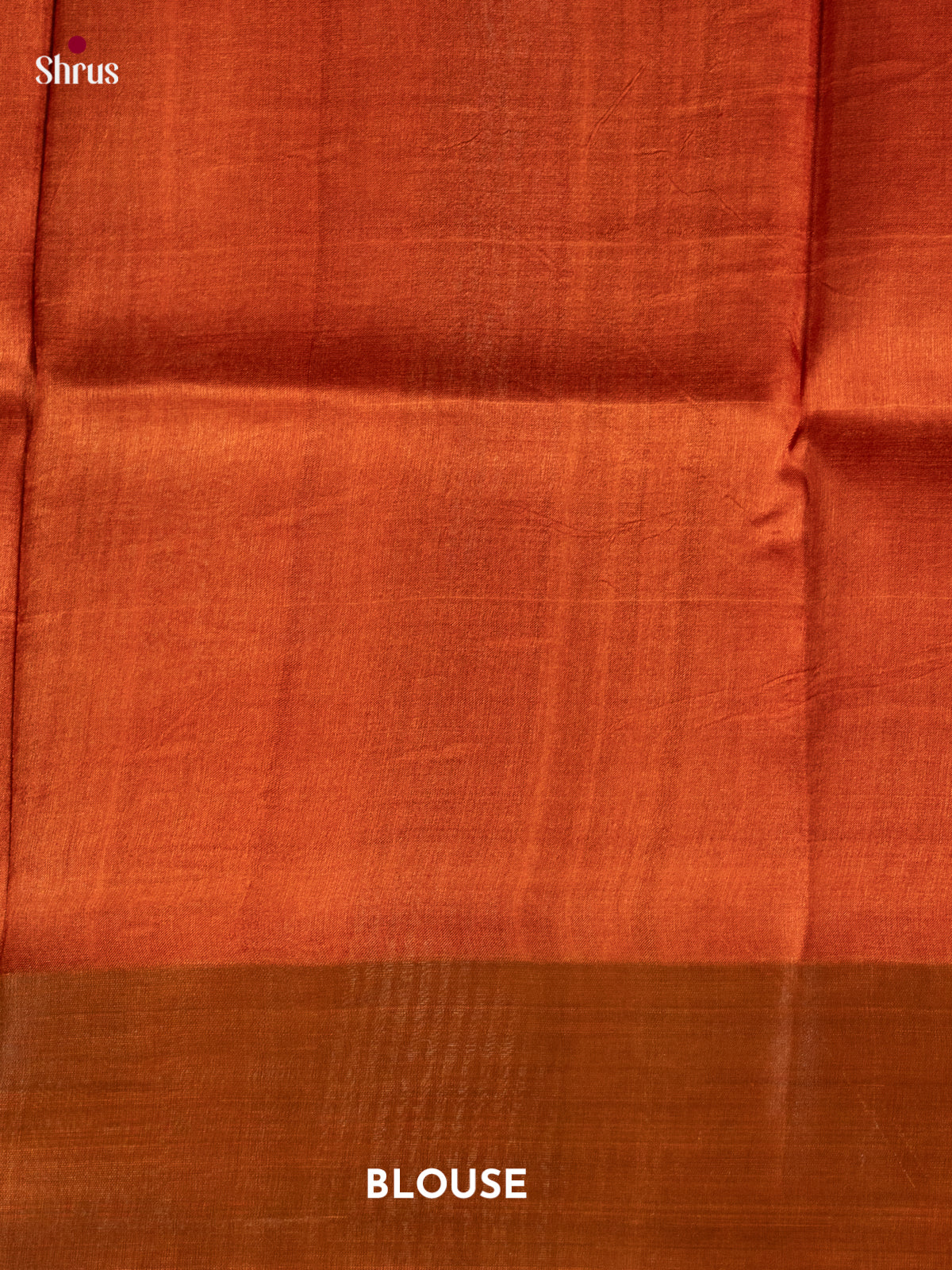 Black & Rust- Tussar Saree