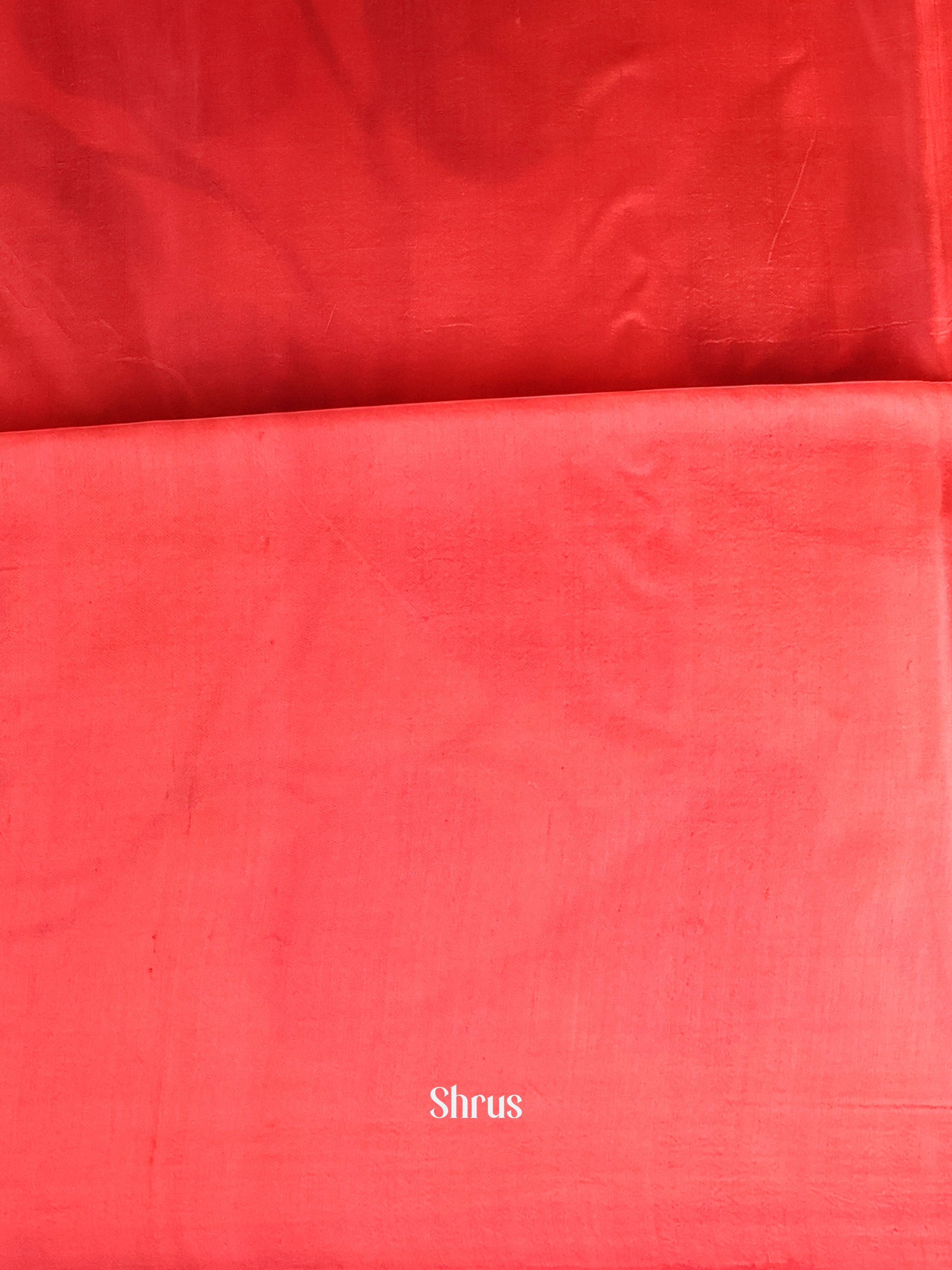 Green & Red - Murshidabad Silk Saree