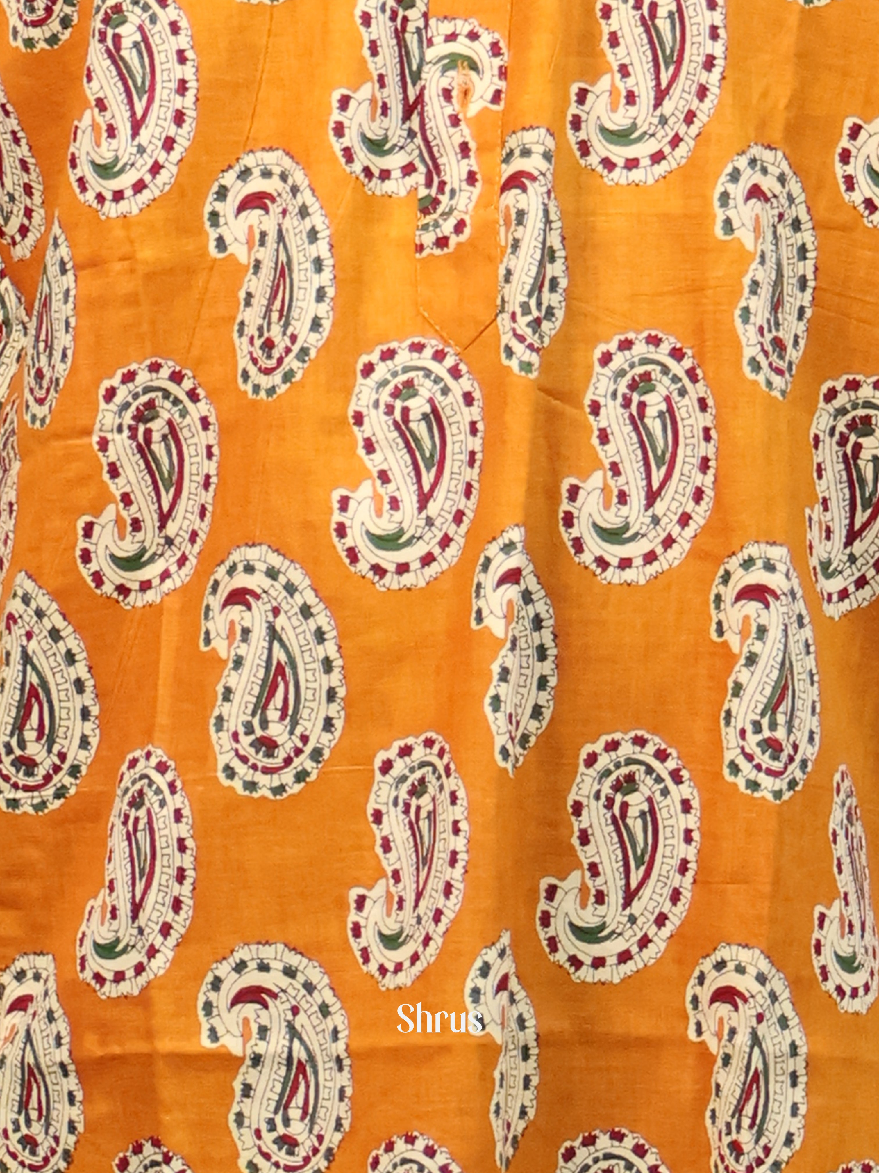 Orange - Readymade Mens Kurta