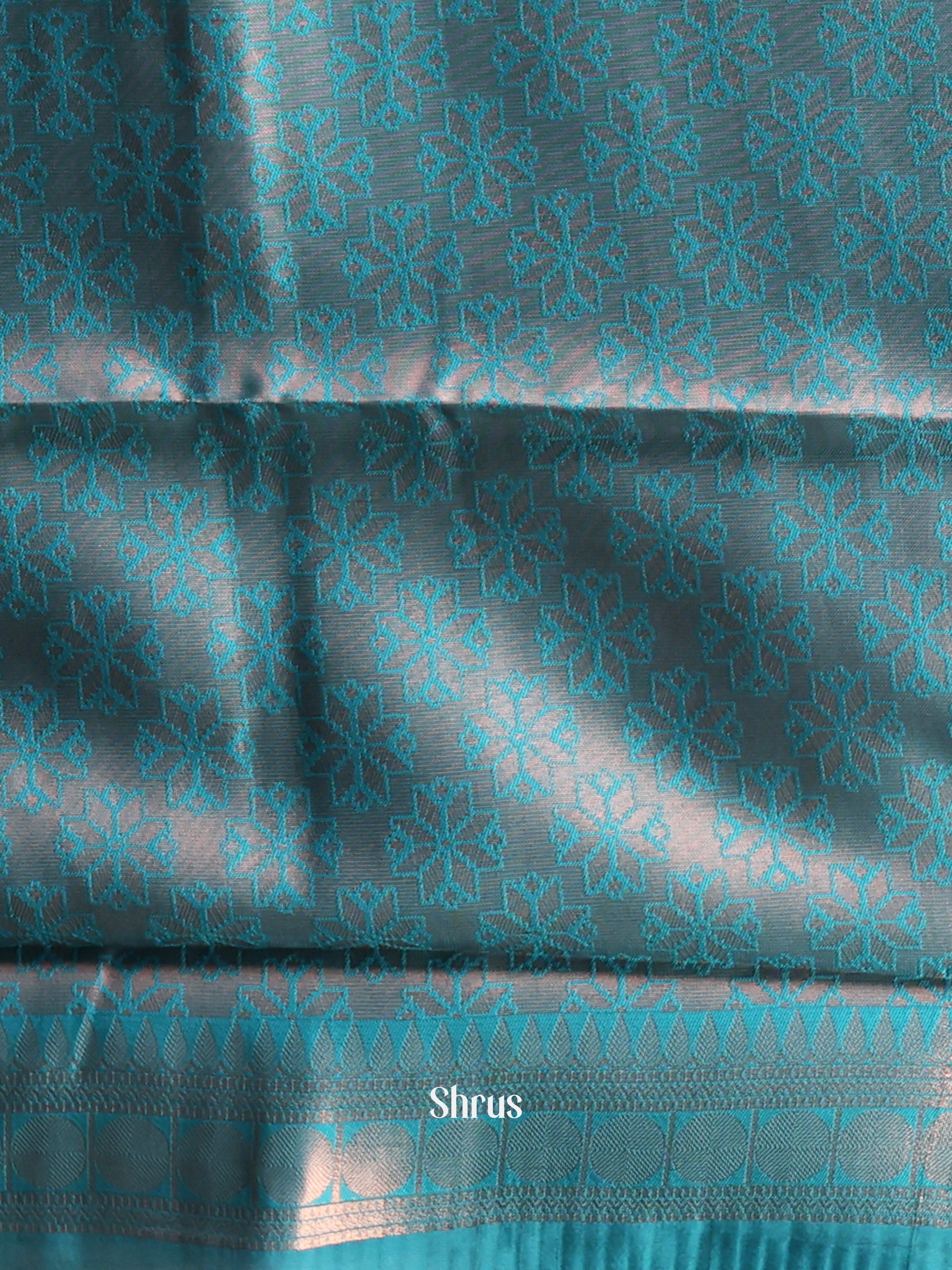 Pink & Blue - Semi Arani Silk Saree