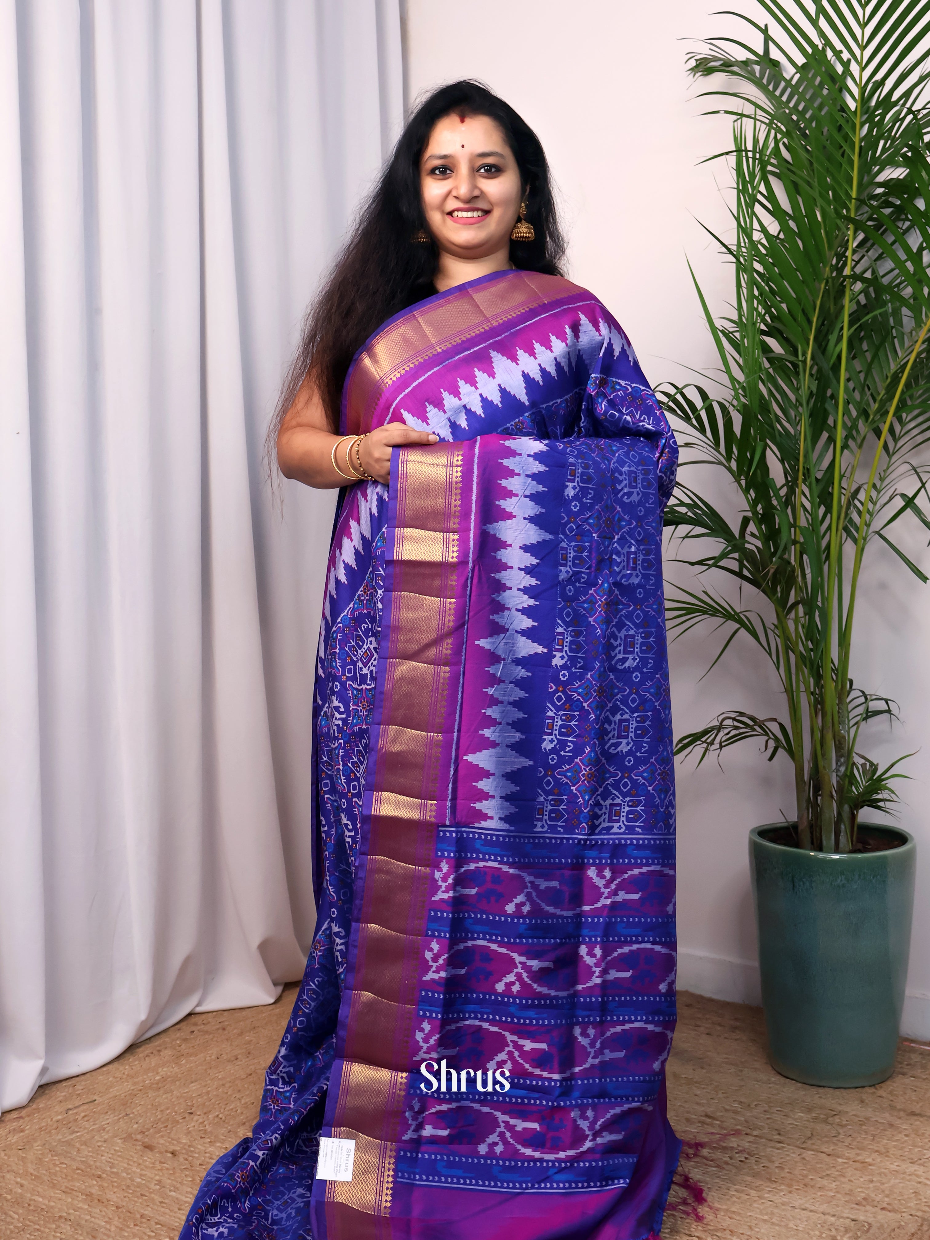 CJS23228 - Semi Patola Saree - Shop on Shrus.com