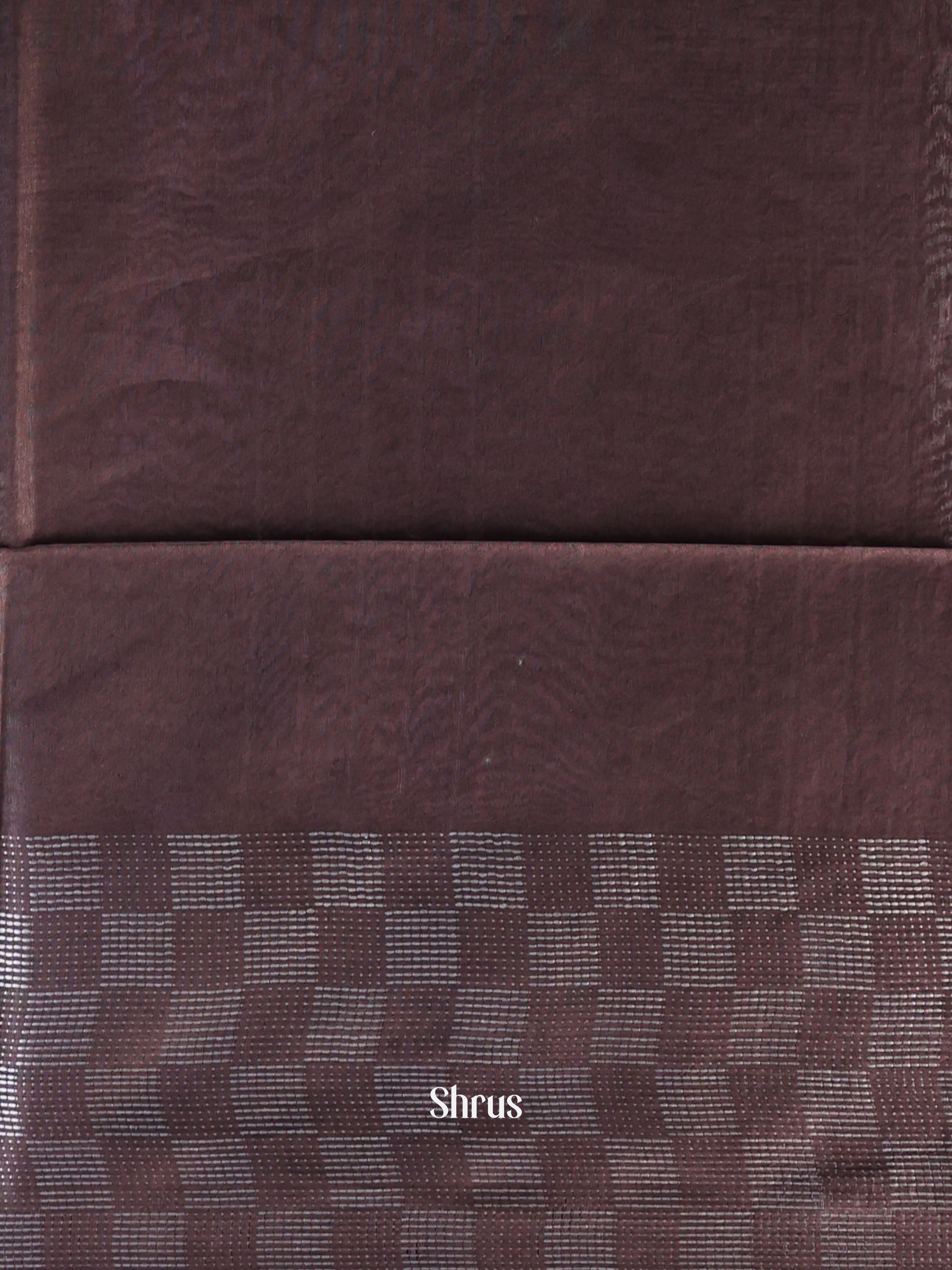 Beige & Brown- Semi Tussar Saree