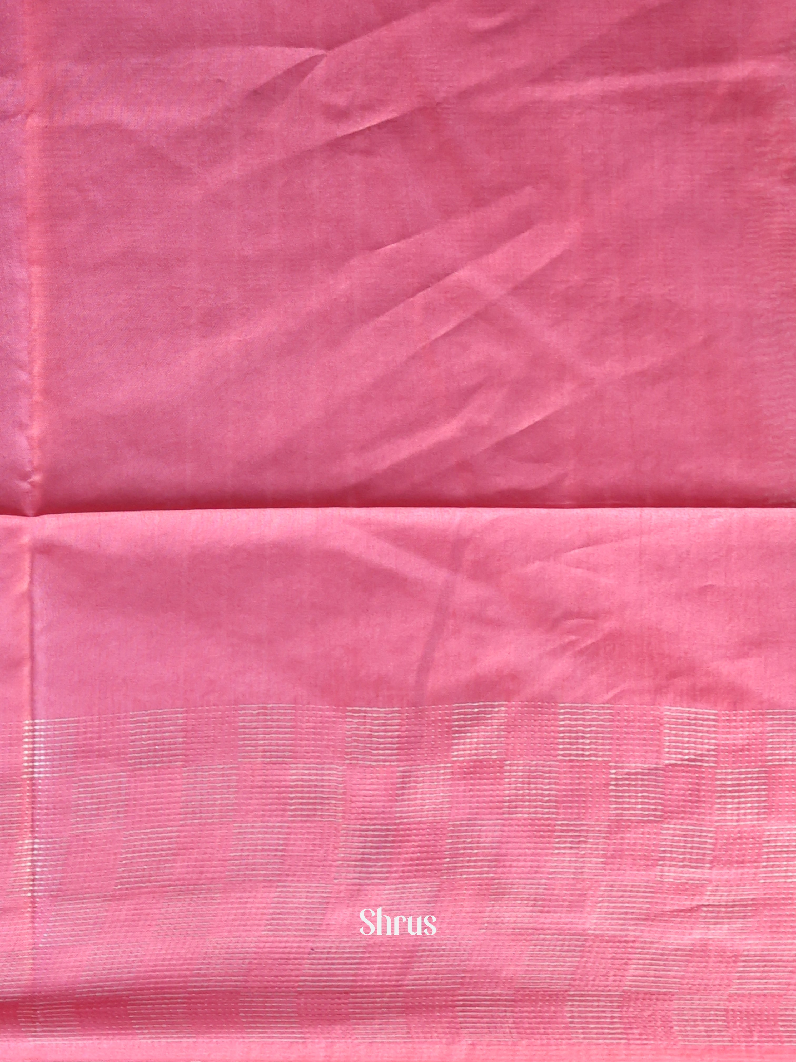 Grey & Pink -Semi Tussar Saree