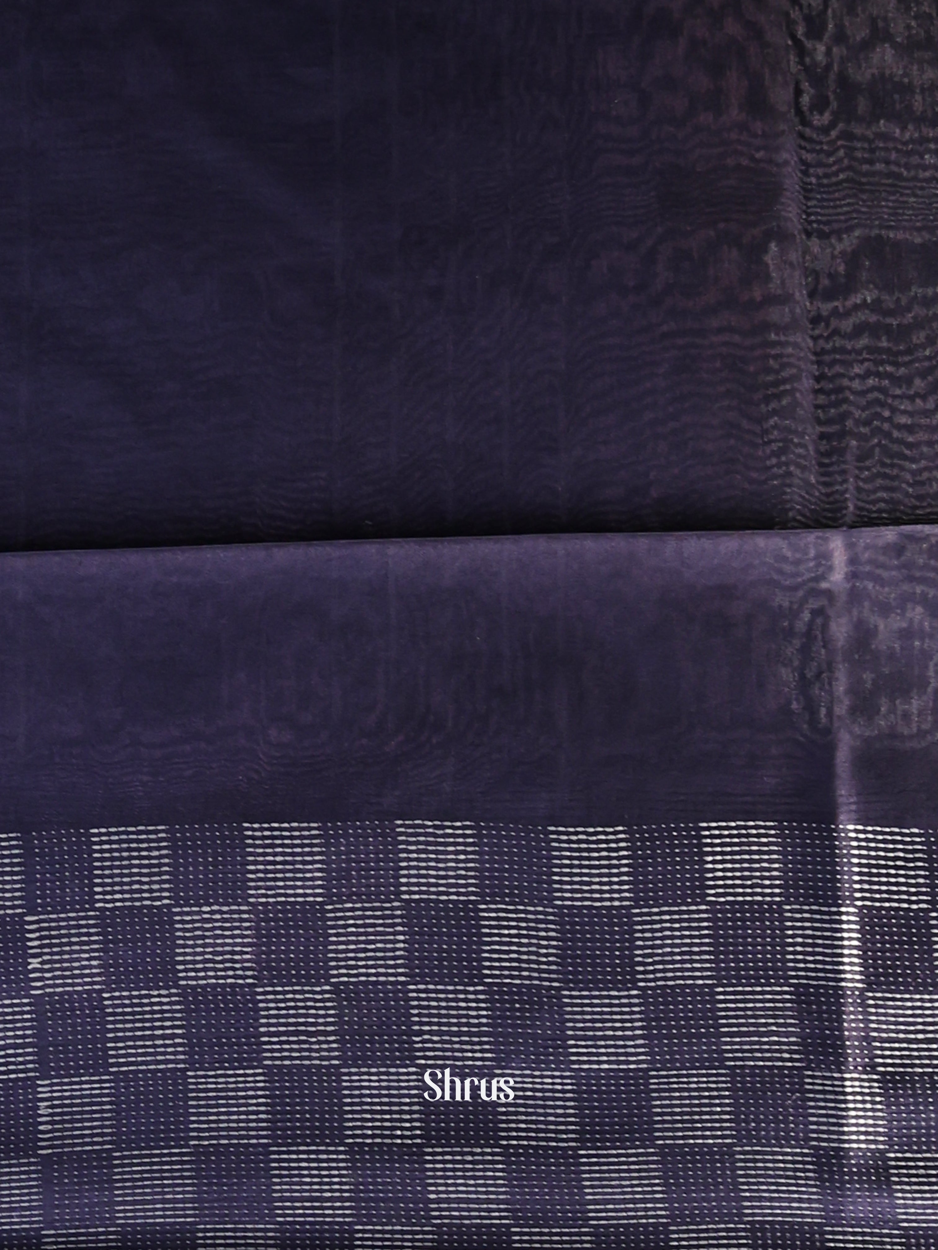 Green & Violet -Semi Tussar Saree - Shop on Shrus.com