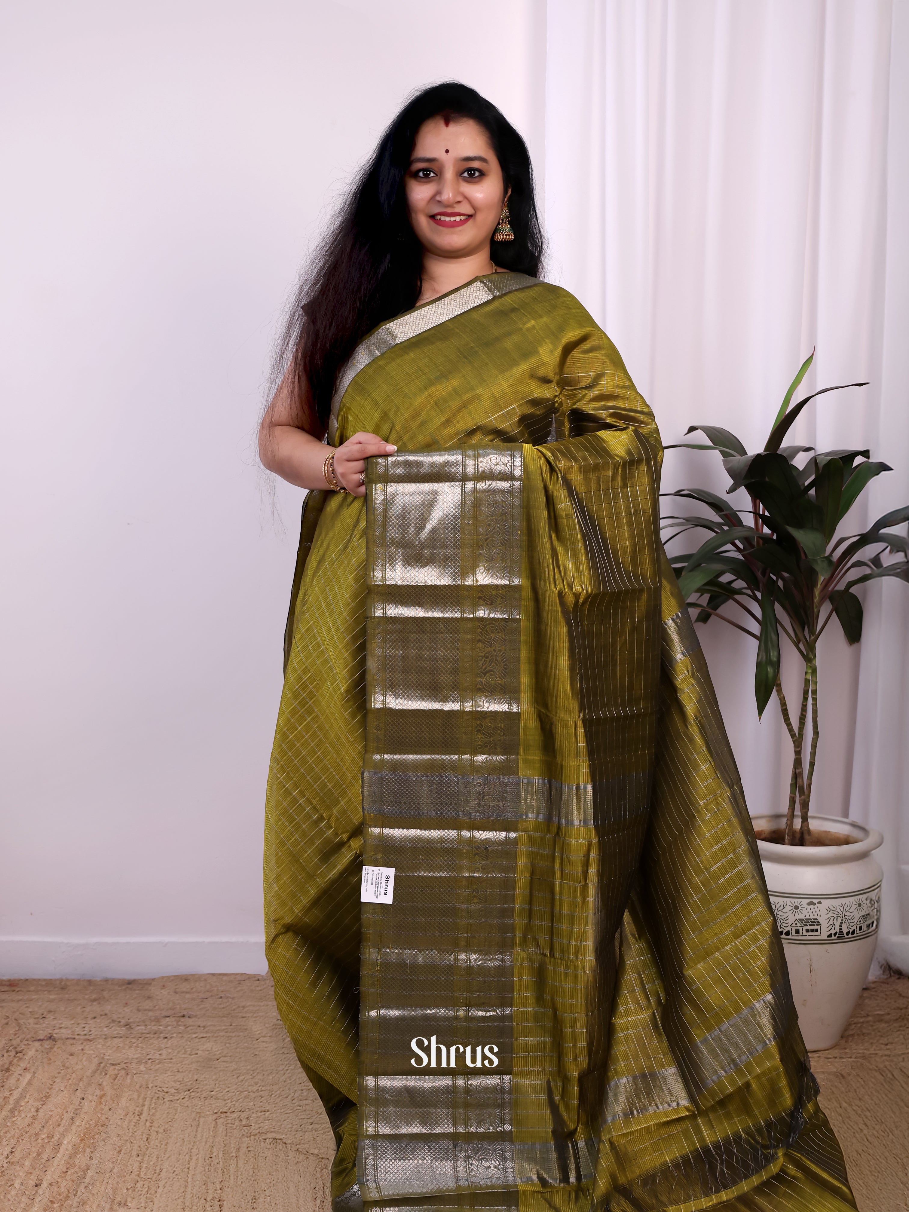 CJS24147 - Mangalagiri silkcotton Saree