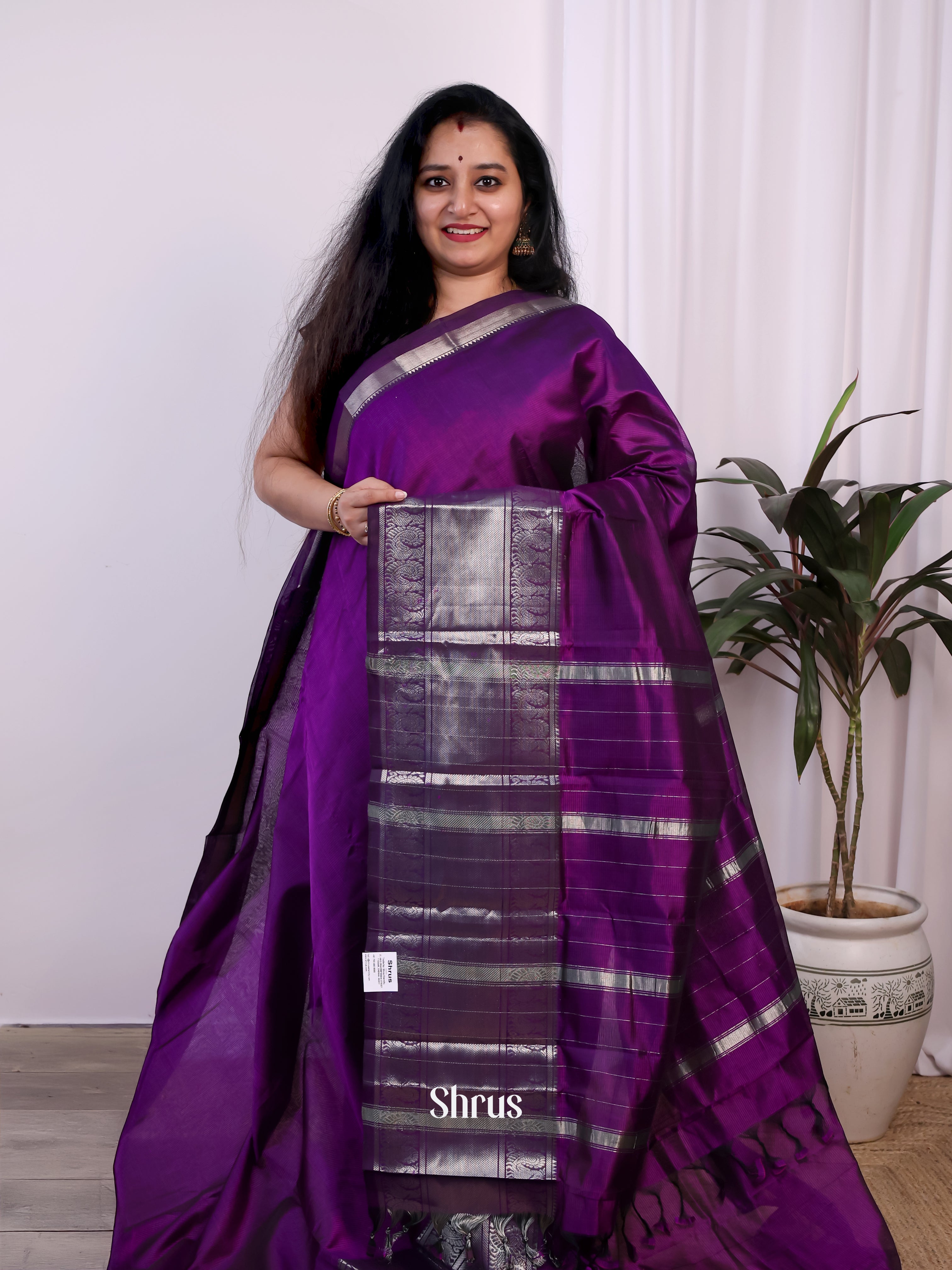 CJS24173 - Mangalagiri silkcotton Saree