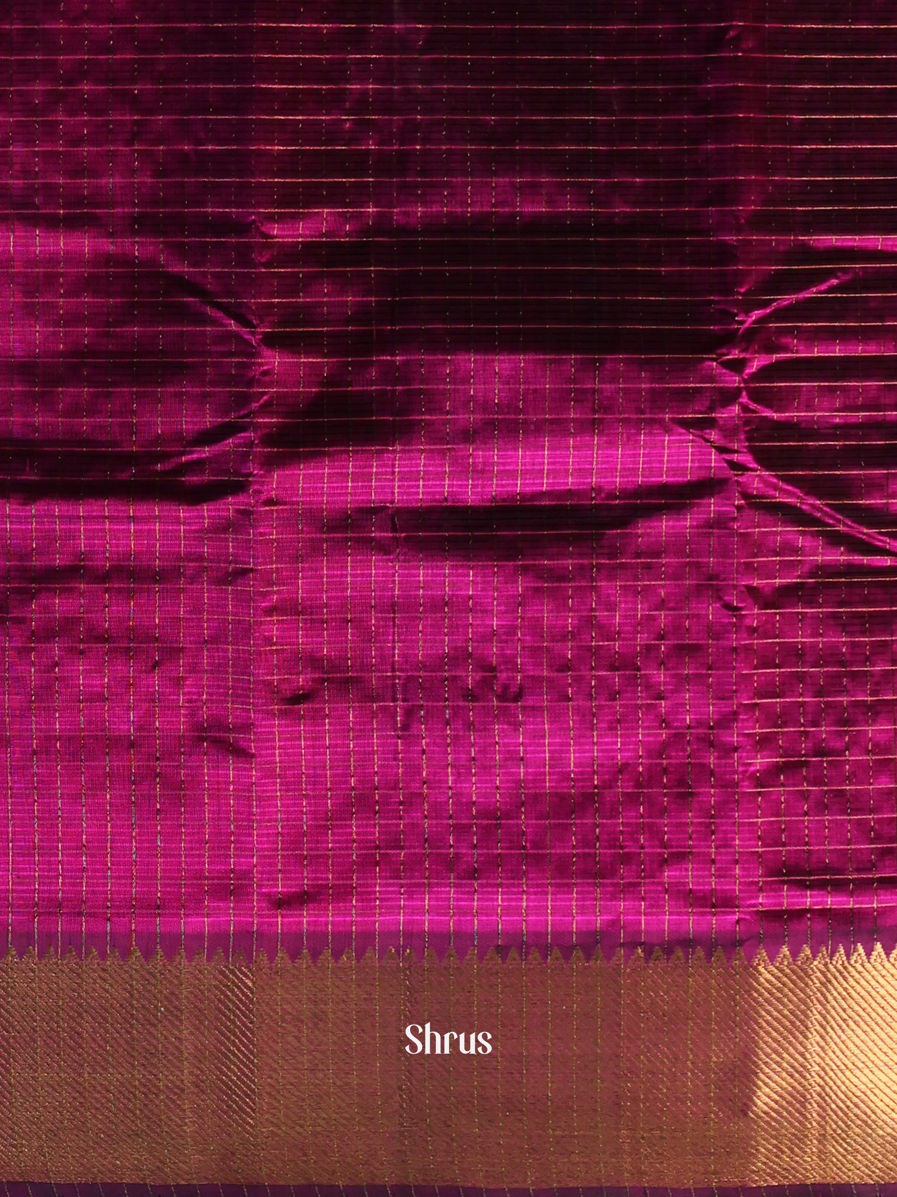 CJS24193 - Mangalagiri silkcotton Saree - Shop on Shrus.com