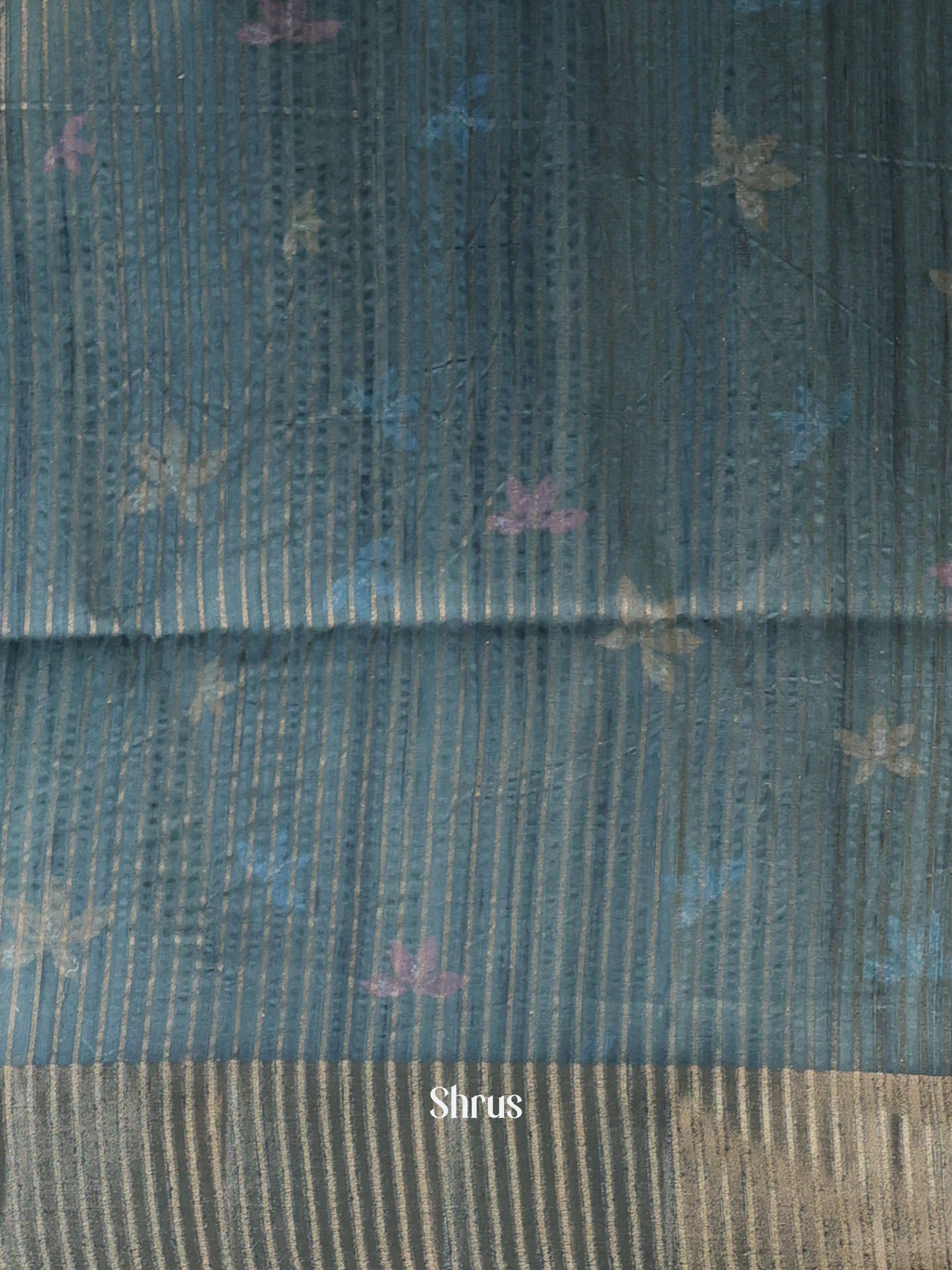 Blue - Moonga Saree