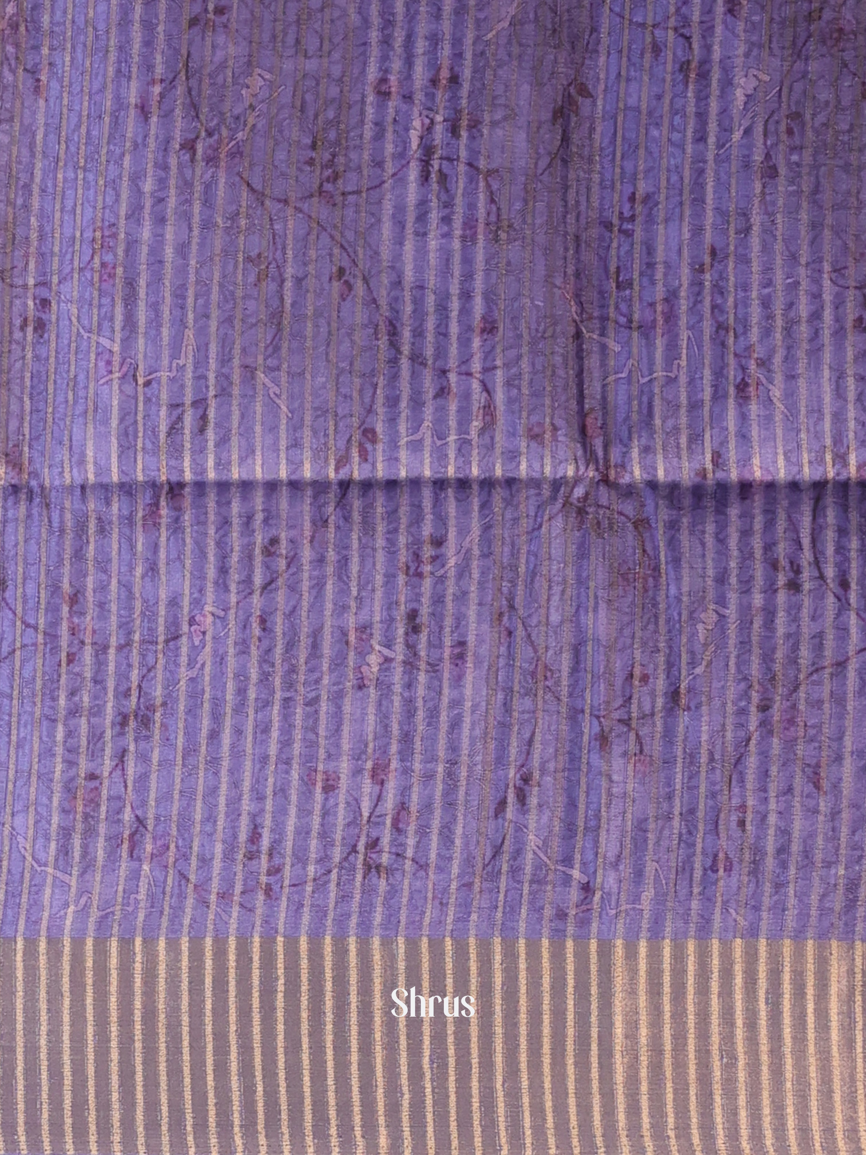 Purple - Moonga Saree - Shop on Shrus.com