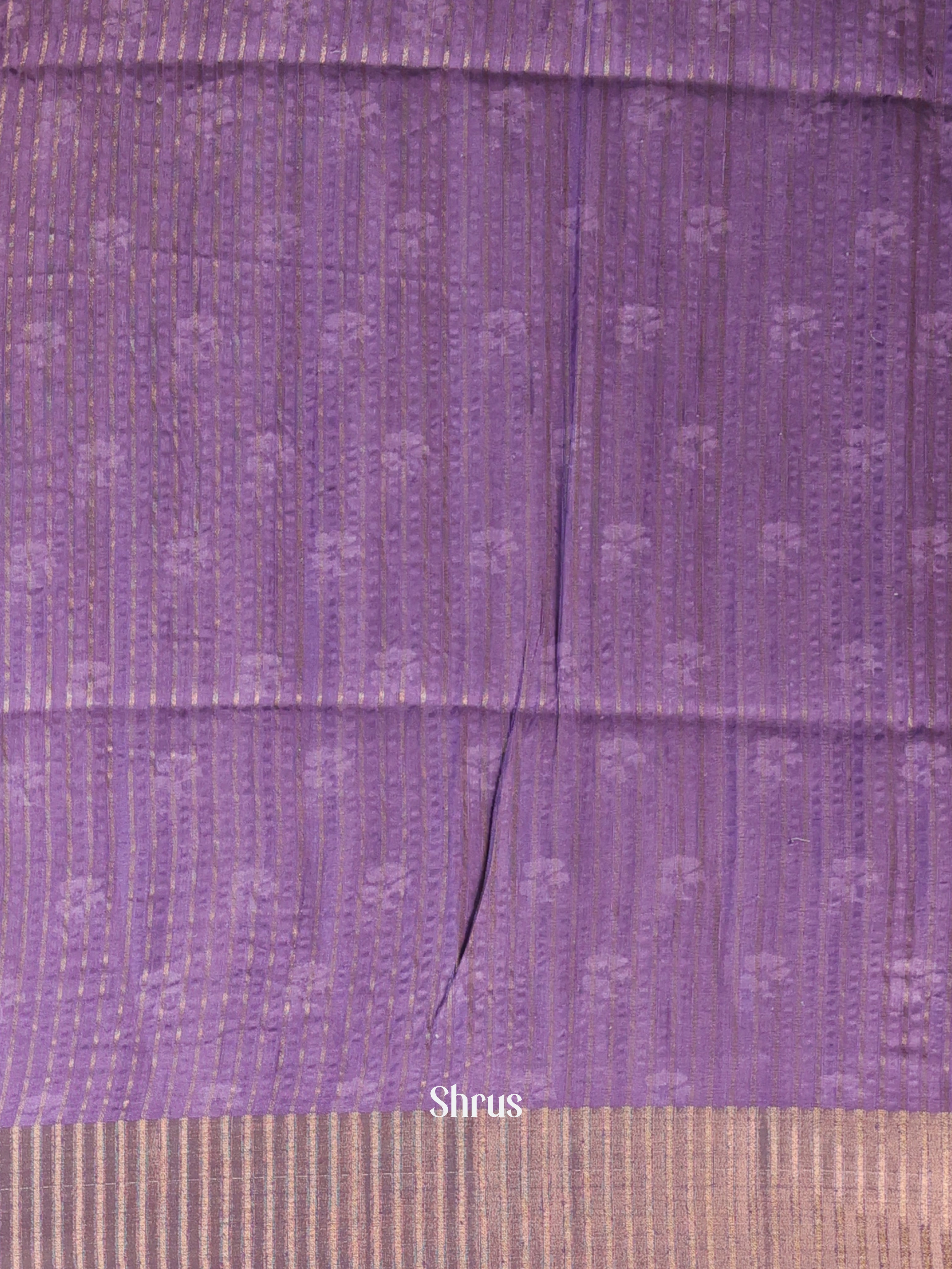 Purple- Moonga Saree