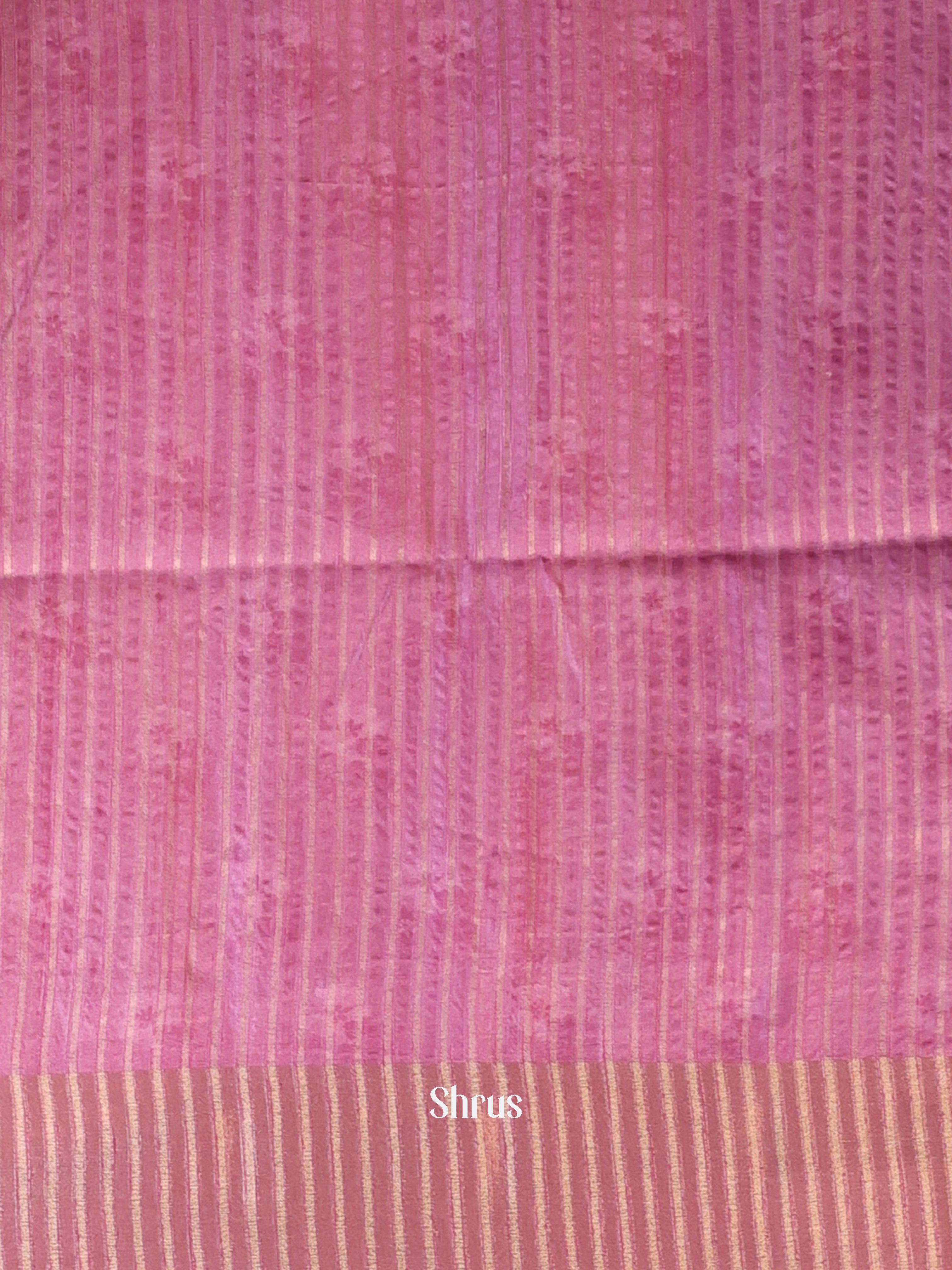 Onion Pink - Moonga Saree