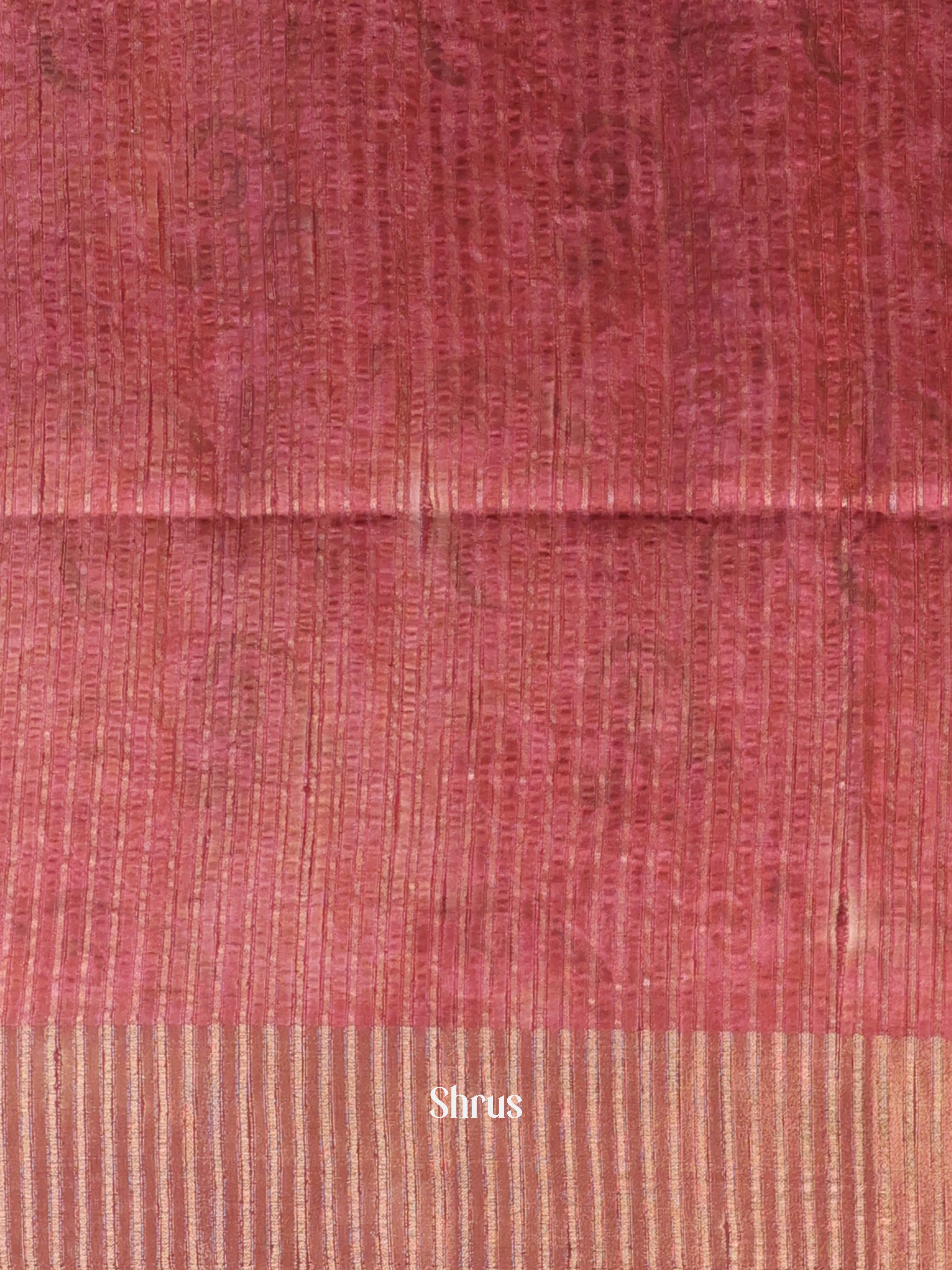 Onion Pink - Moonga Saree