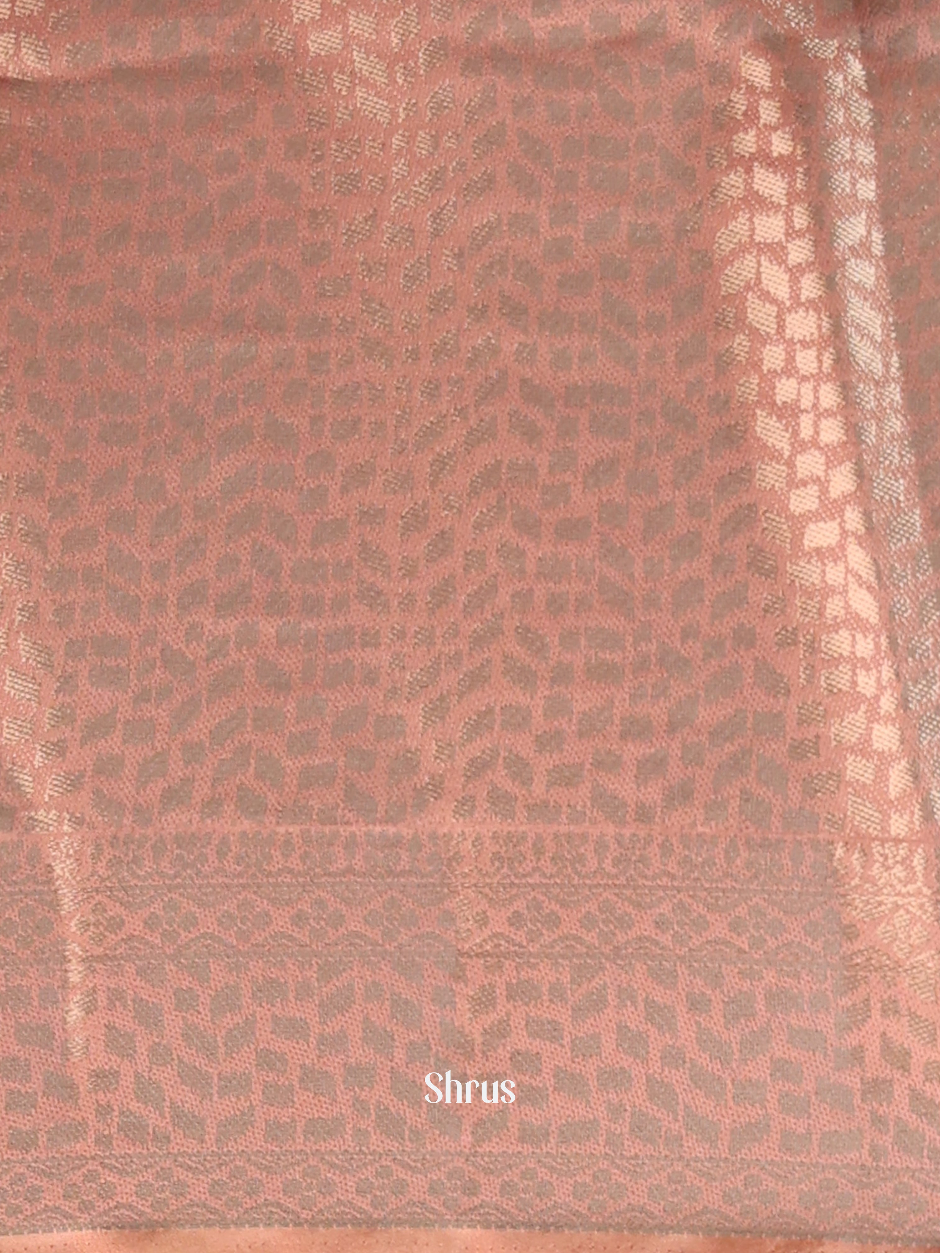 Pink- Printed chanderi Saree