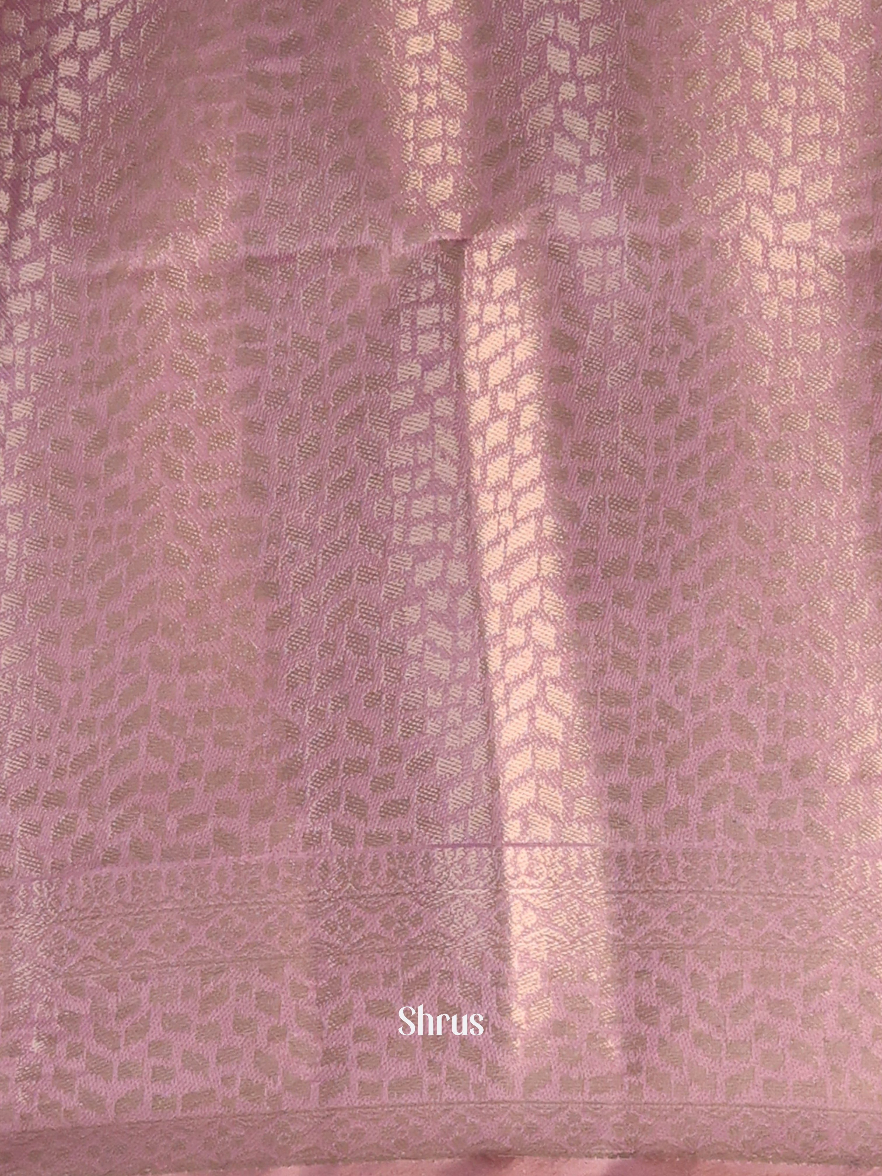 Purple - Printed chanderi Saree