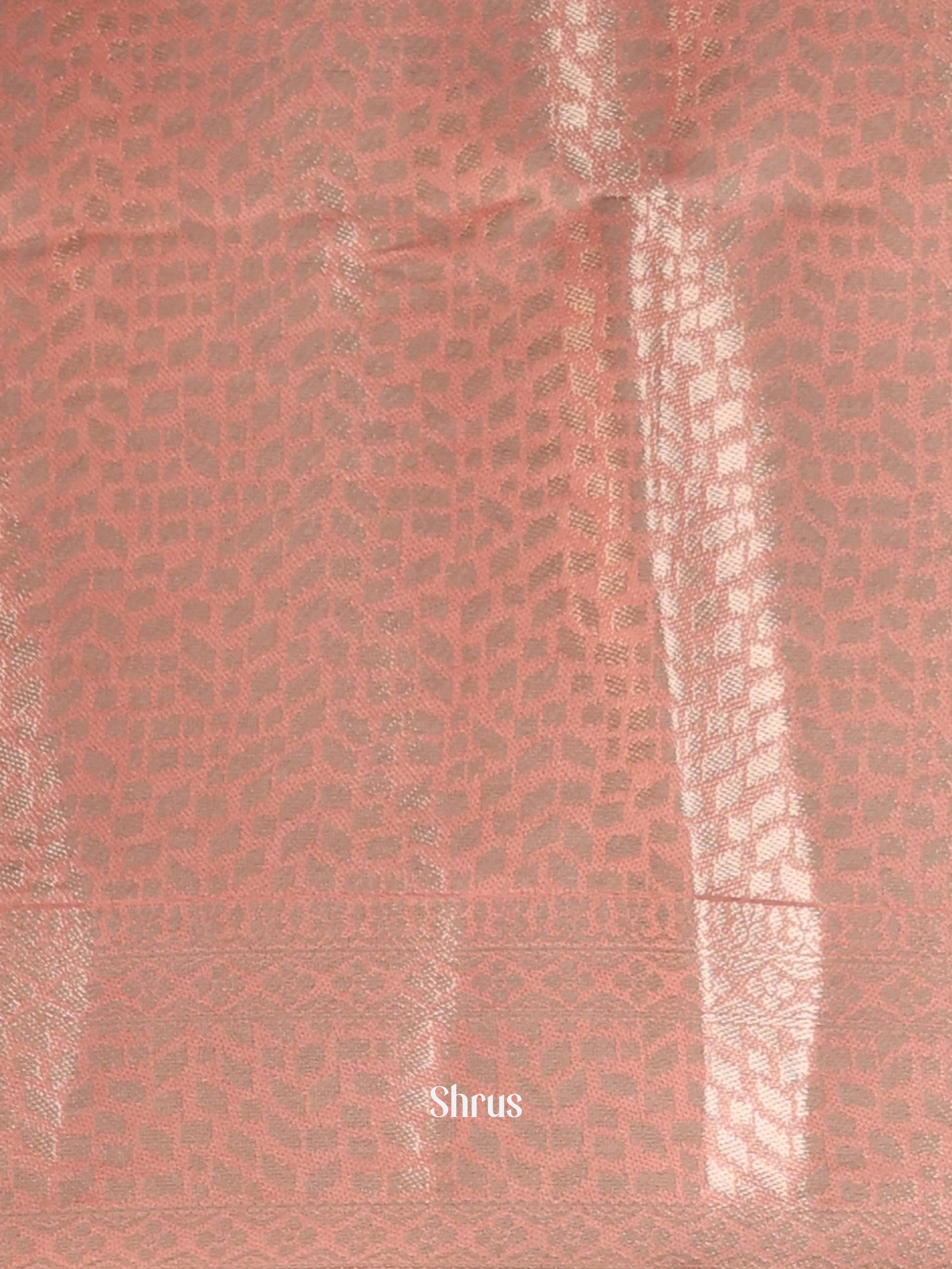 Pink- Printed chanderi Saree