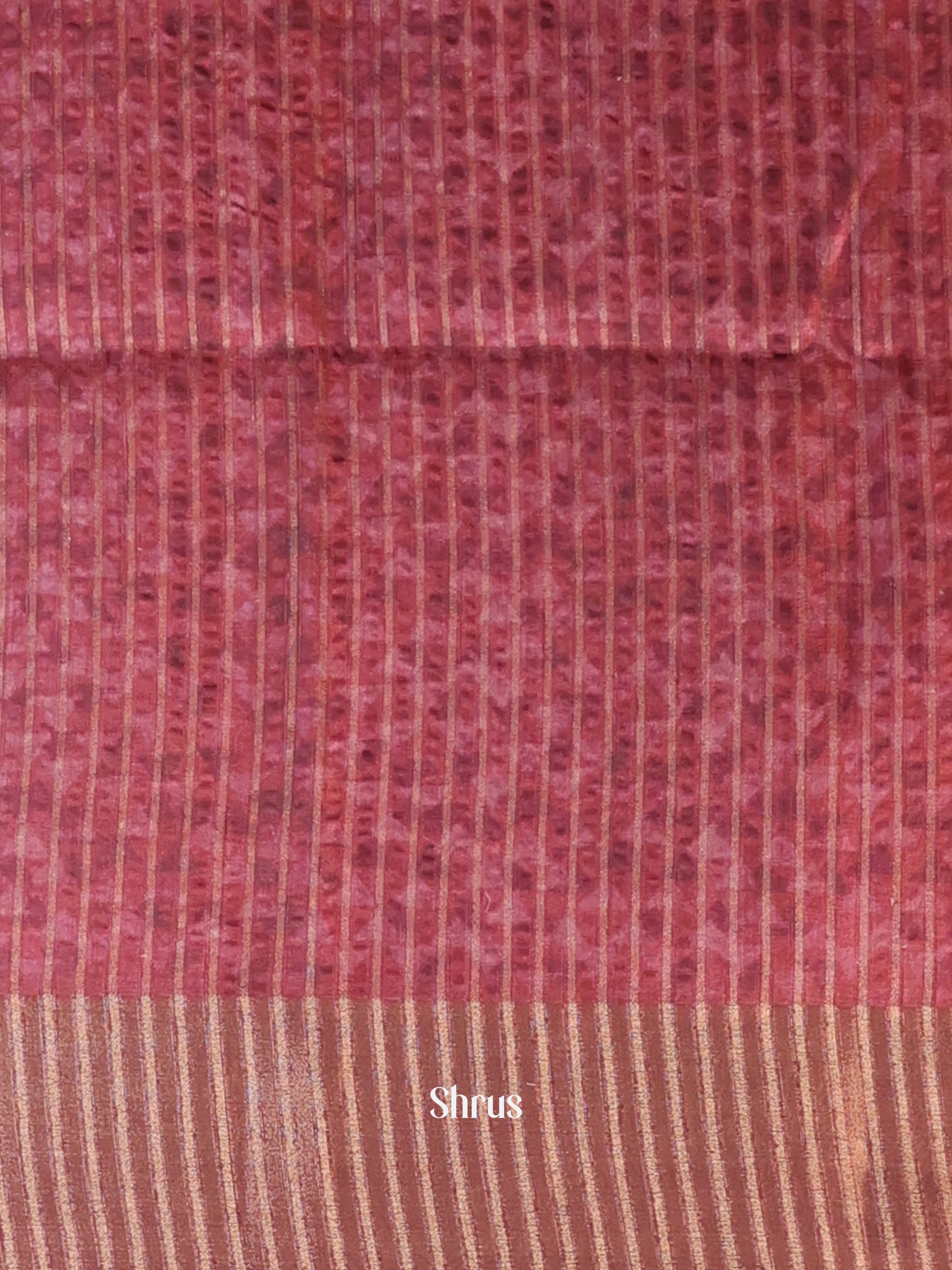 Maroon - Moonga Saree