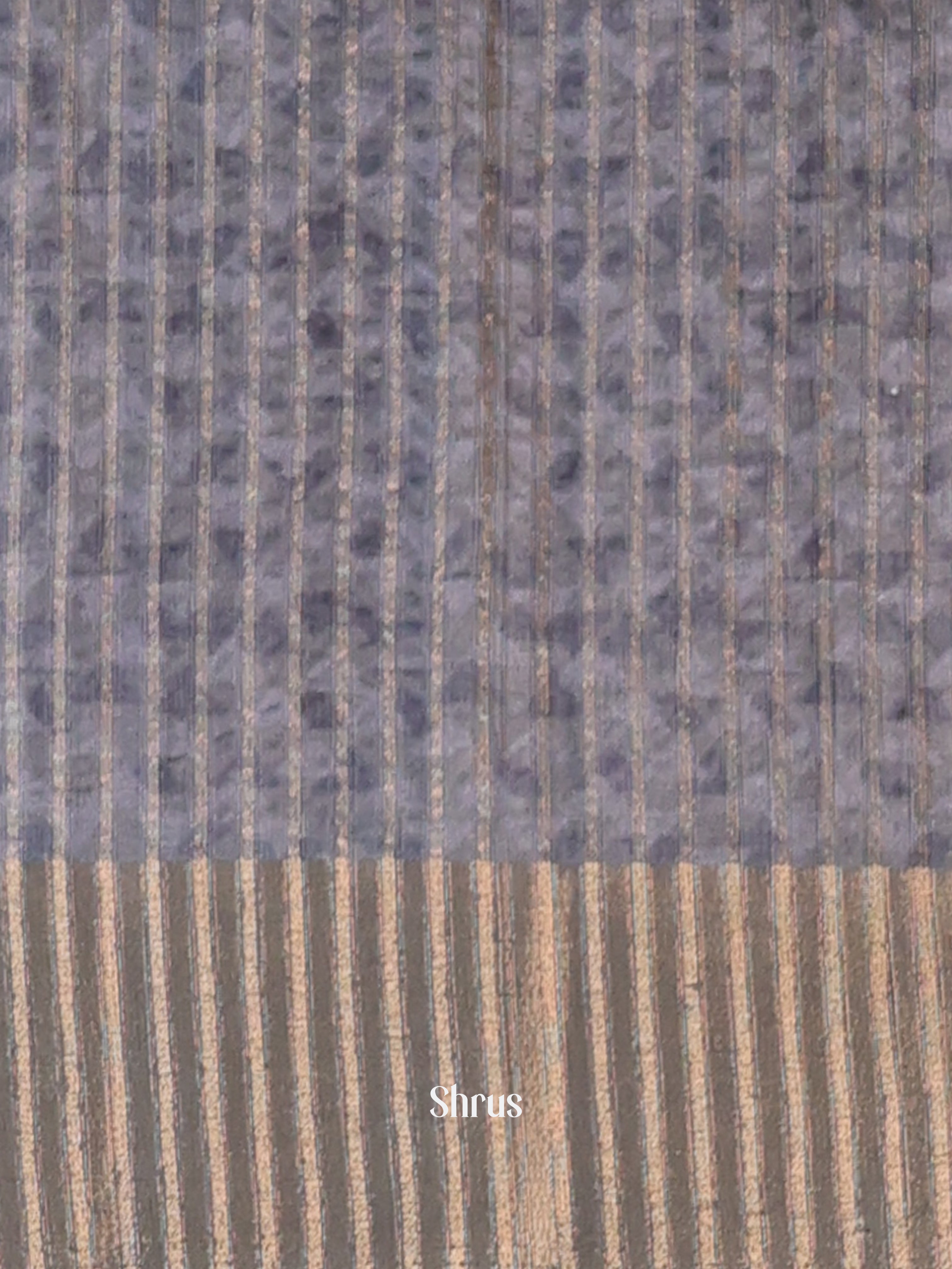 Grey - Moonga Saree - Shop on Shrus.com
