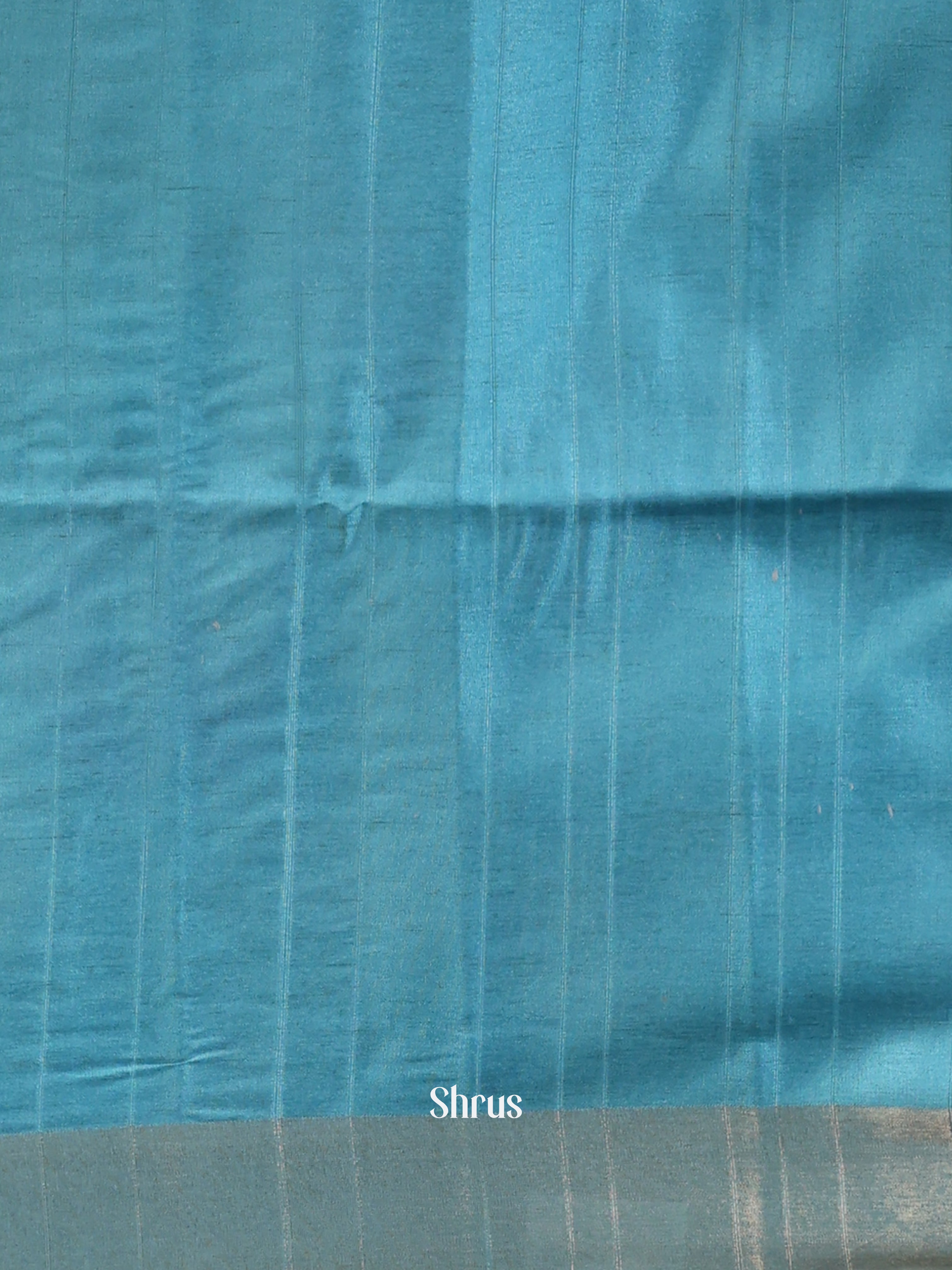 Blue - Semi Tussar Saree