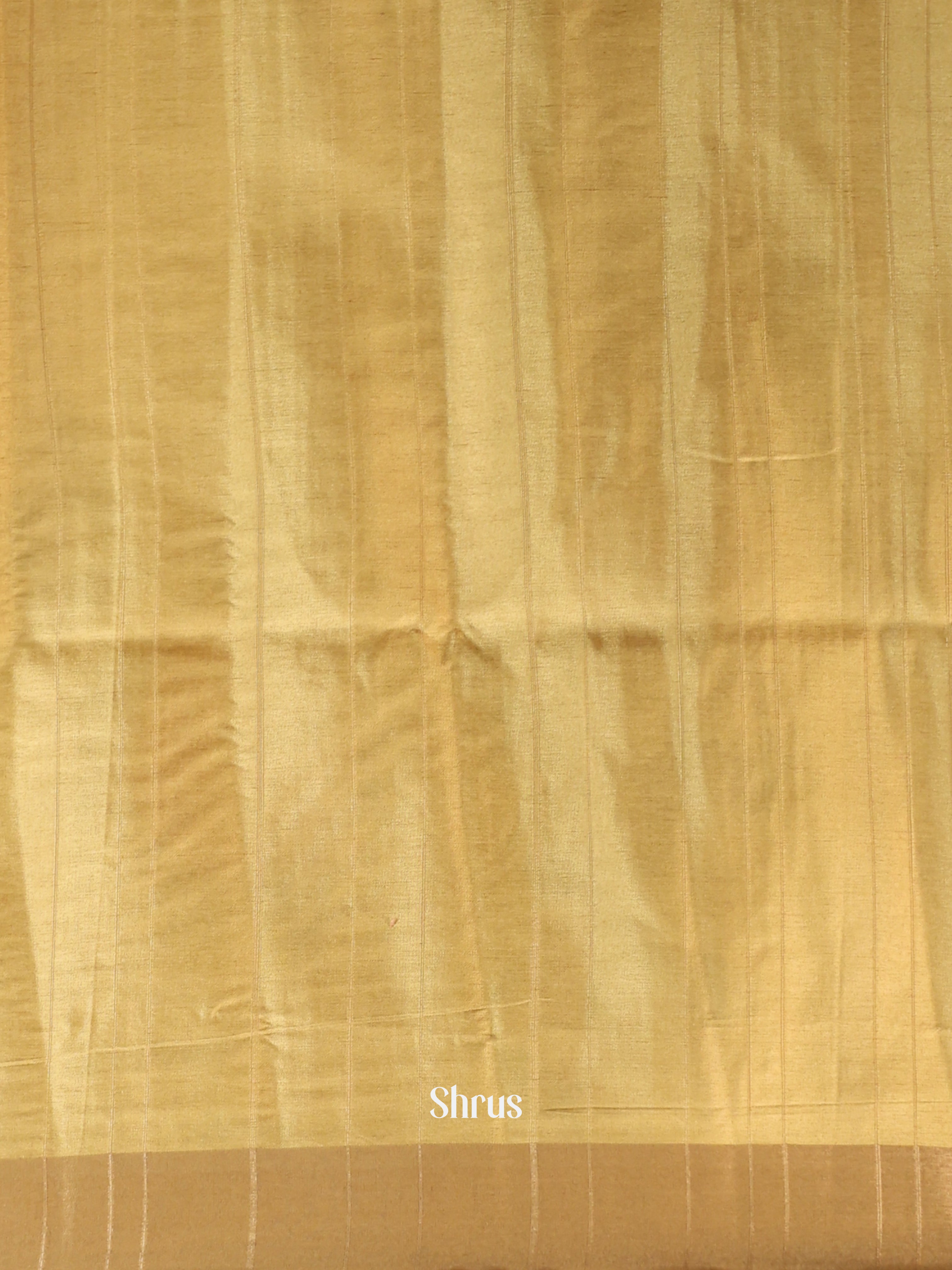 Beige - Semi Tussar Saree