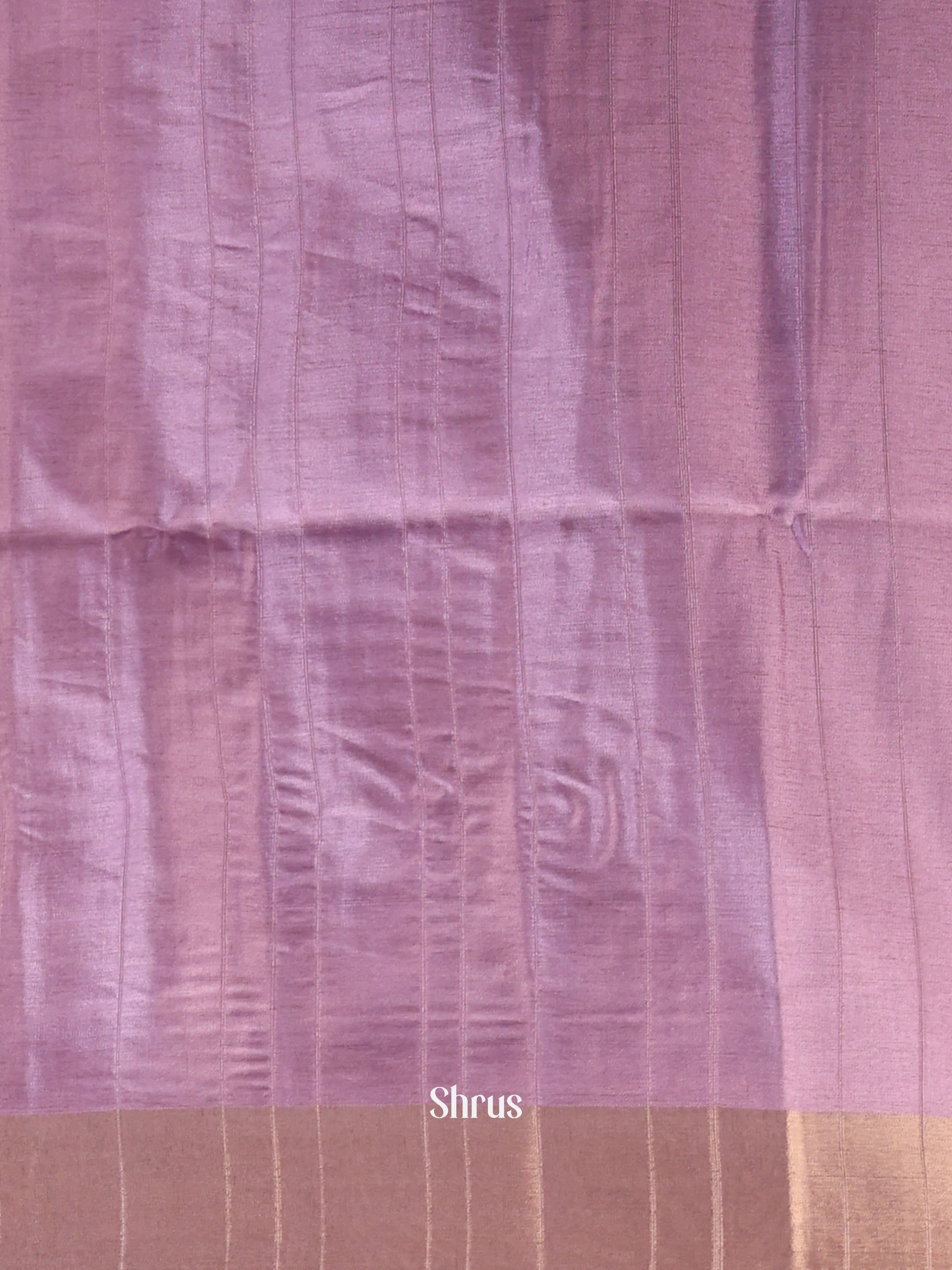 Purple- Semi Tussar Saree