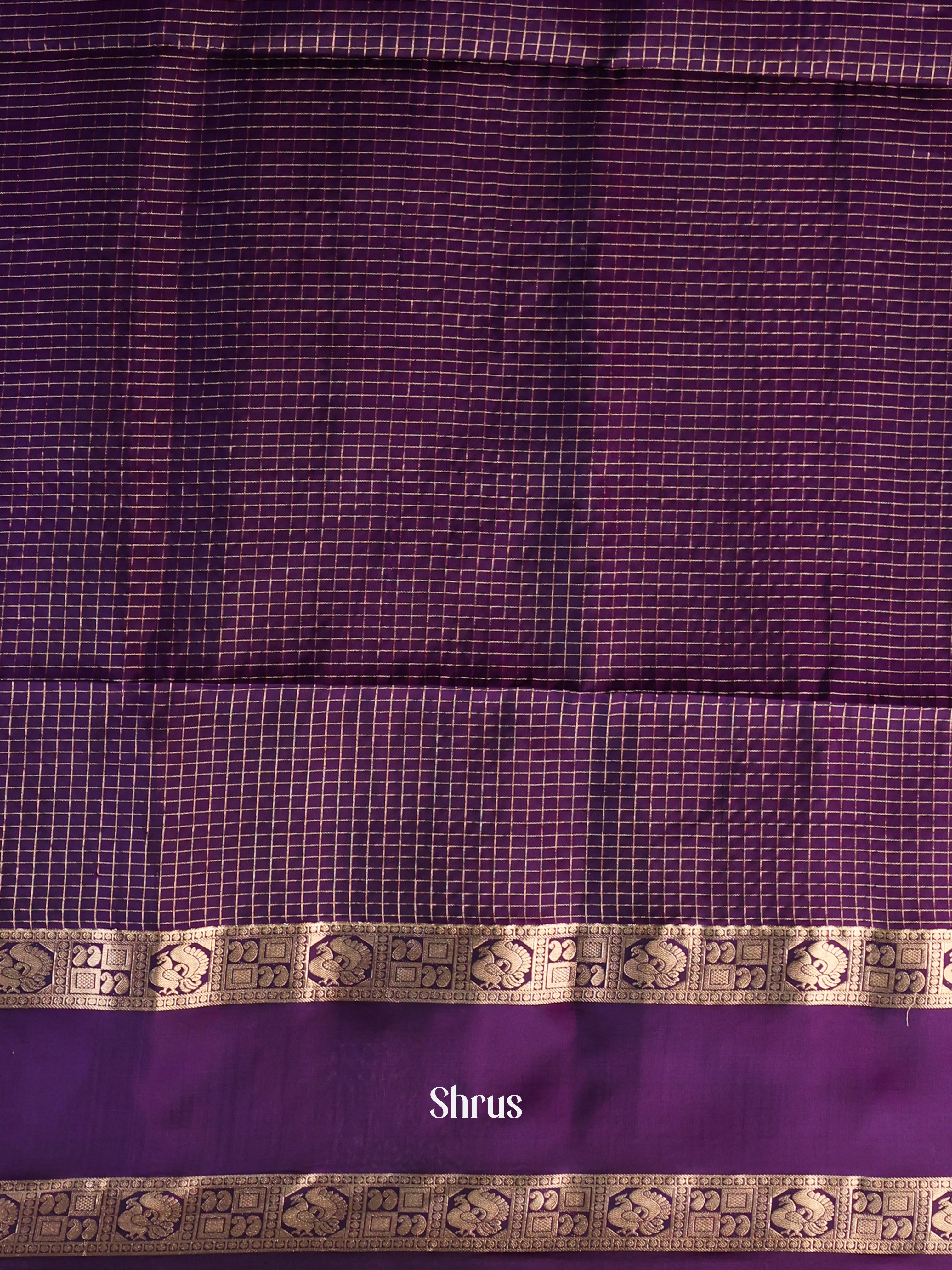 Lavender & Violet - Soft Silk Saree