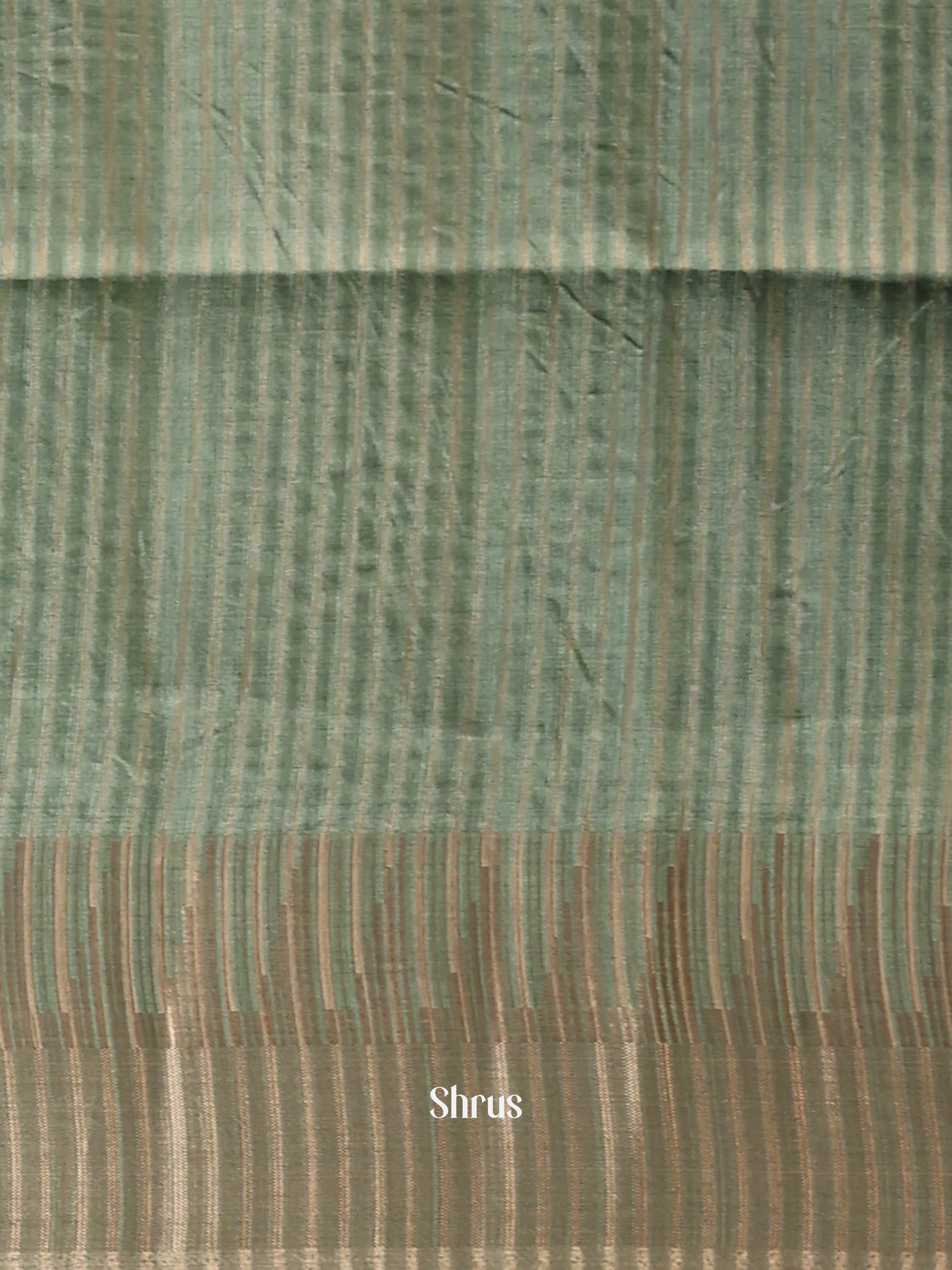 Green - Semi Tussar Saree