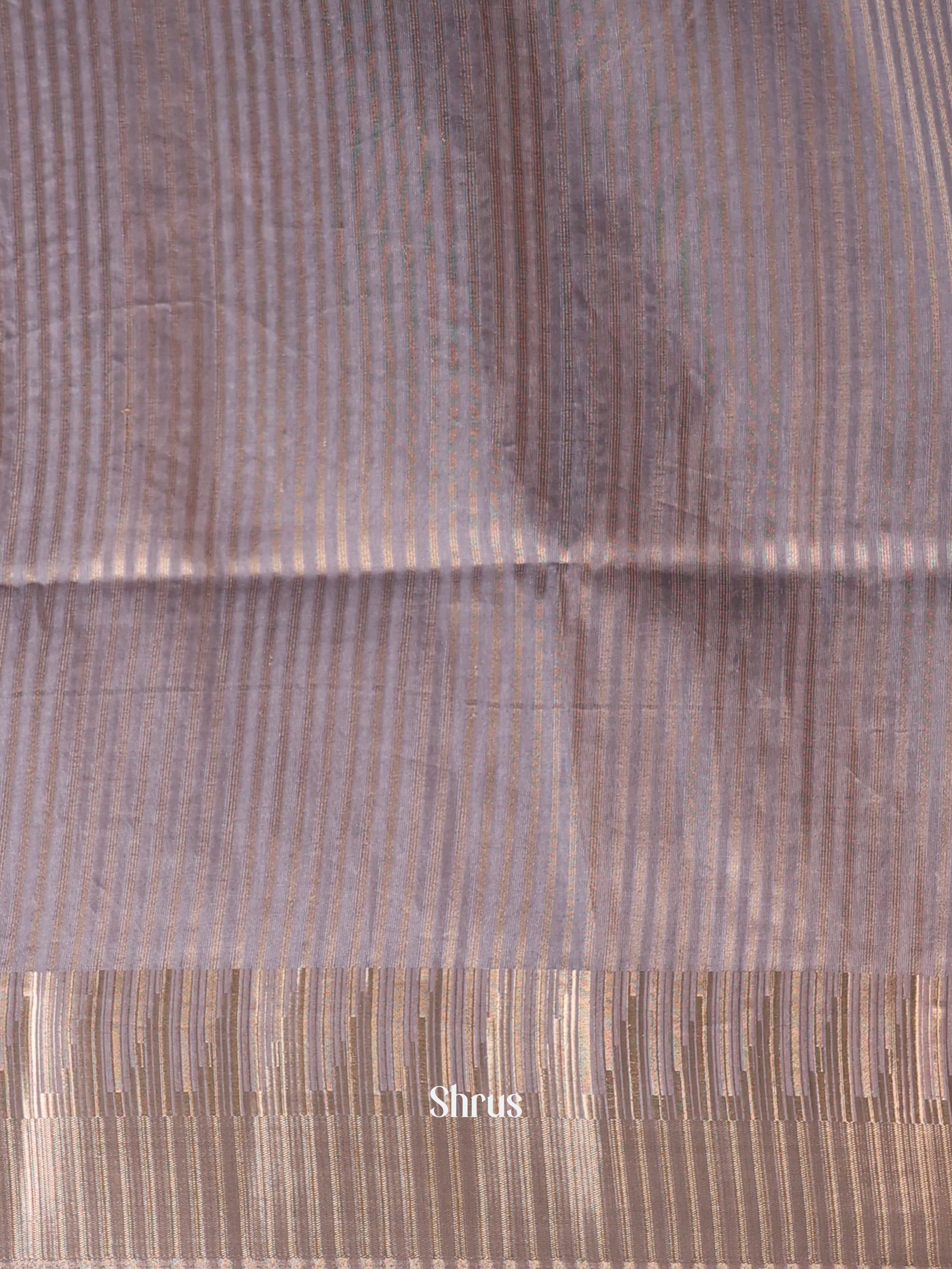 Purple- Semi Tussar Saree