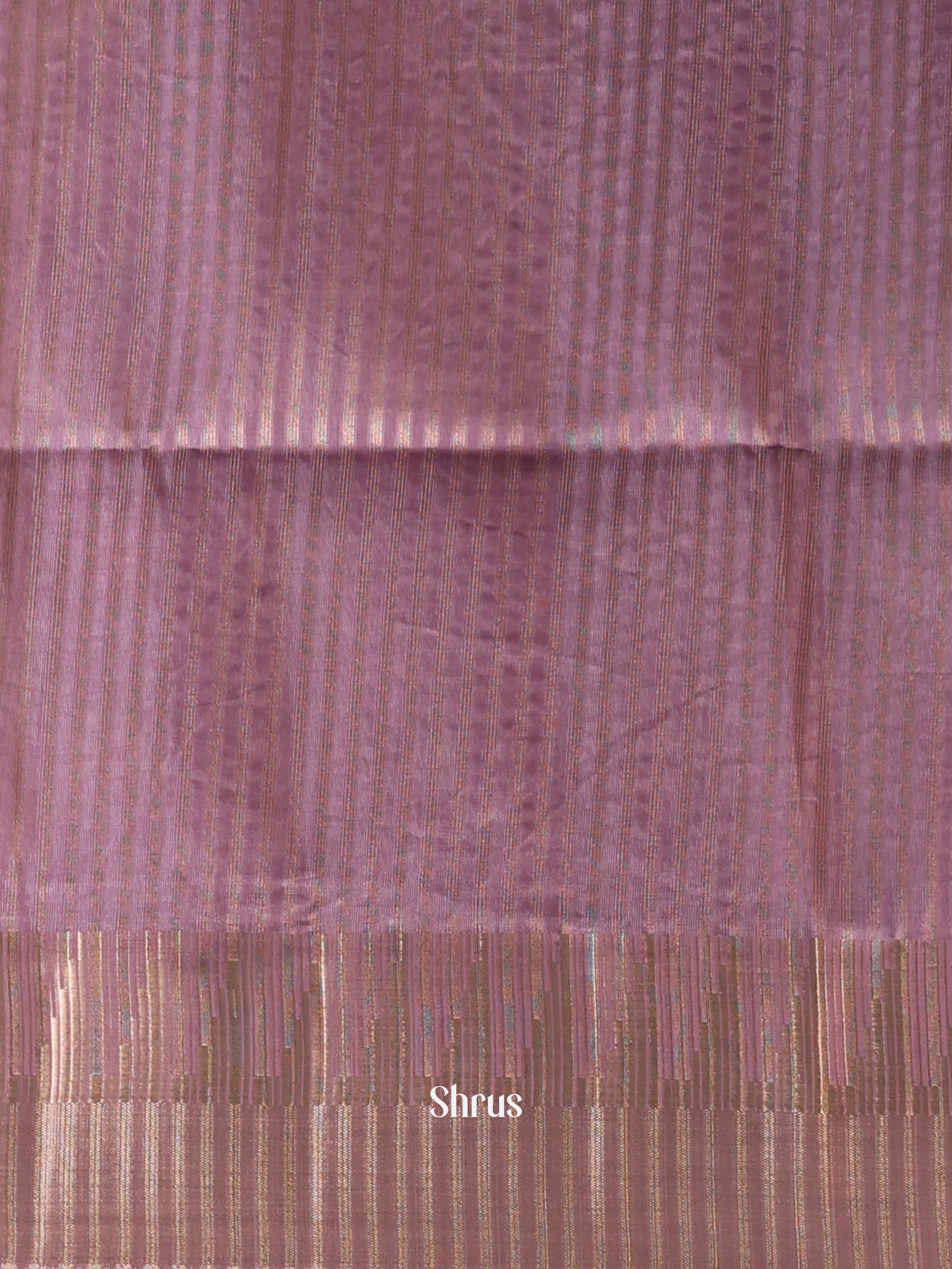 Purple- Semi Tussar Saree