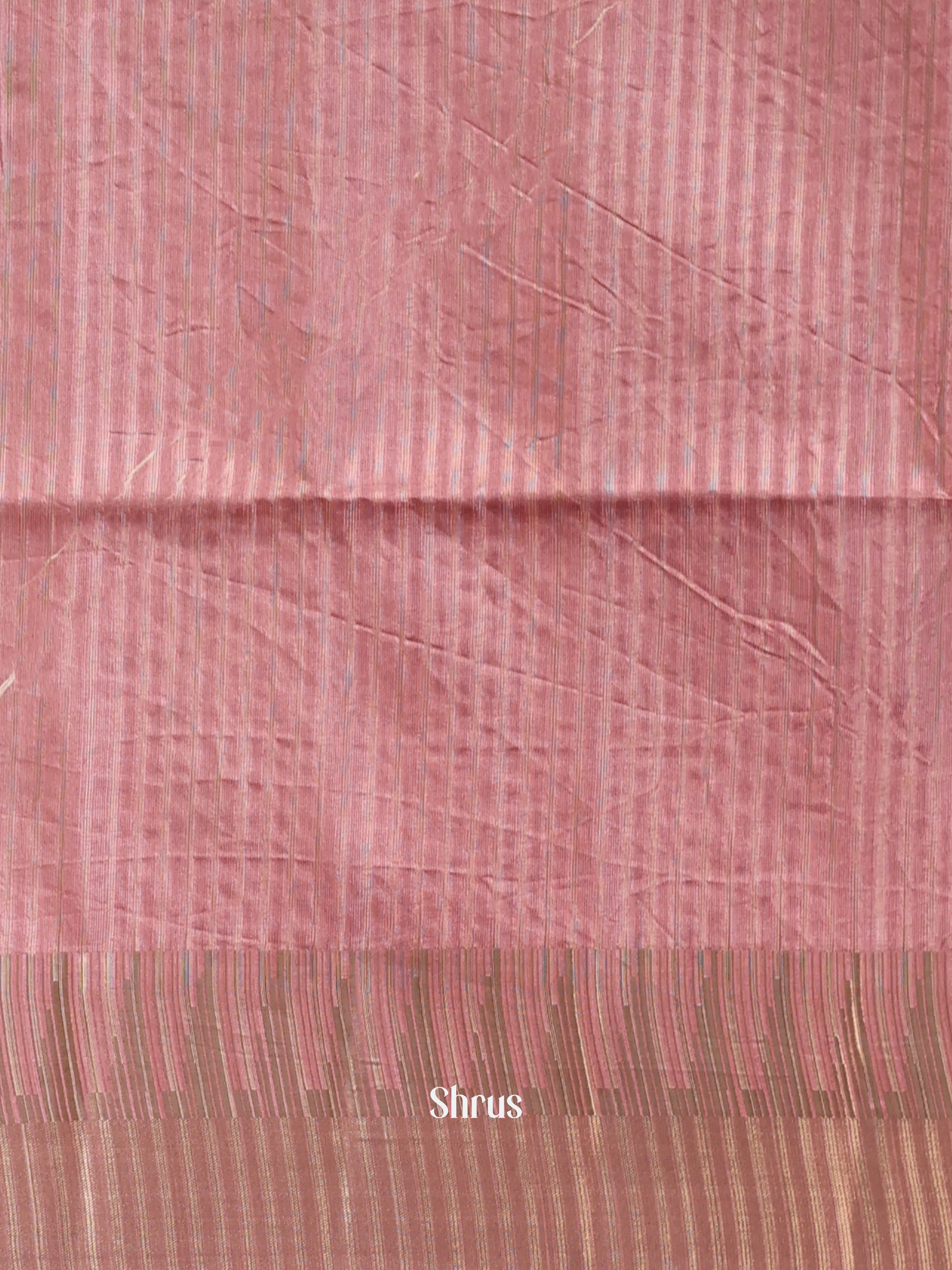 Purple - Semi Tussar Saree