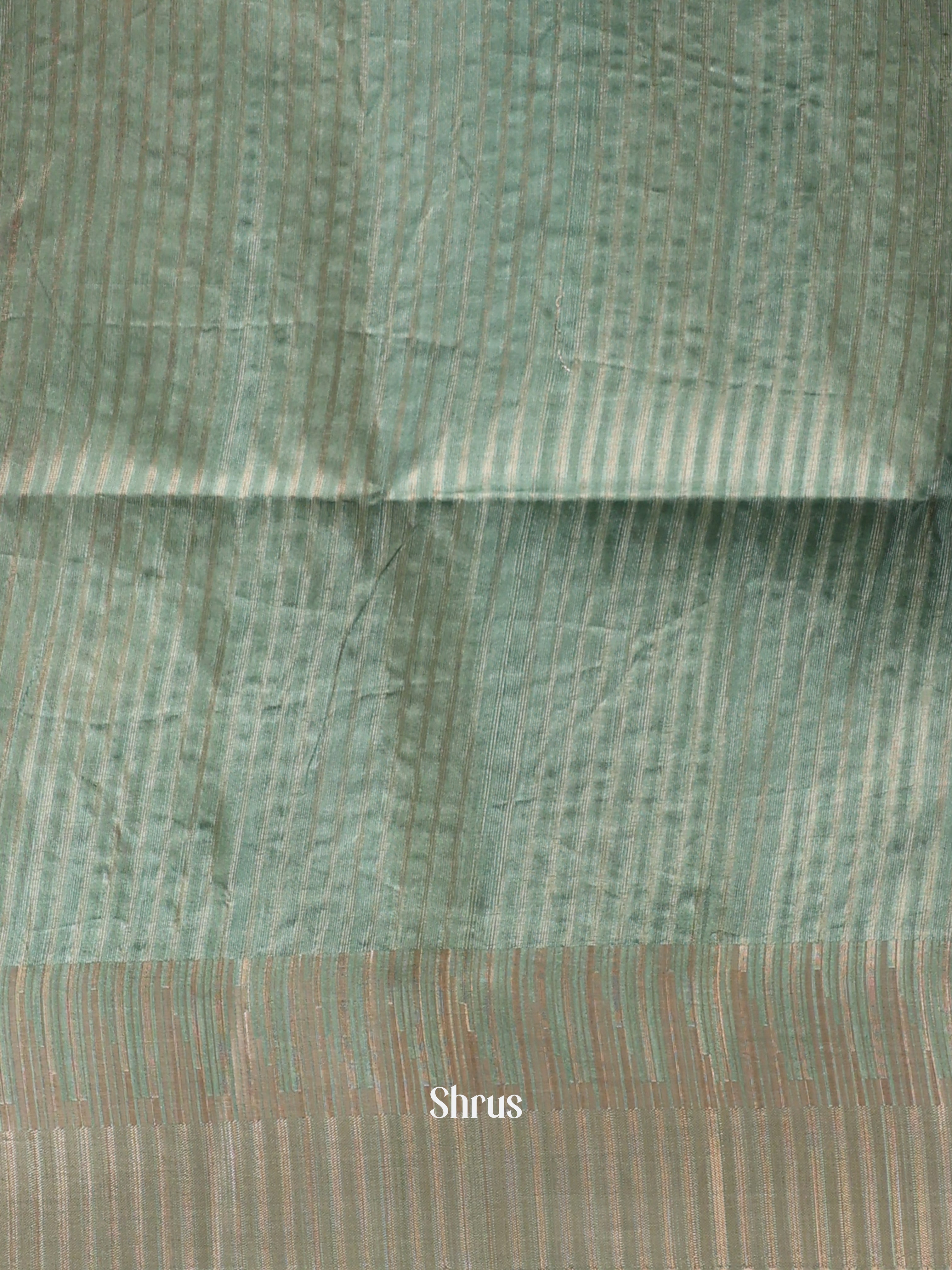 Green  - Semi Tussar Saree