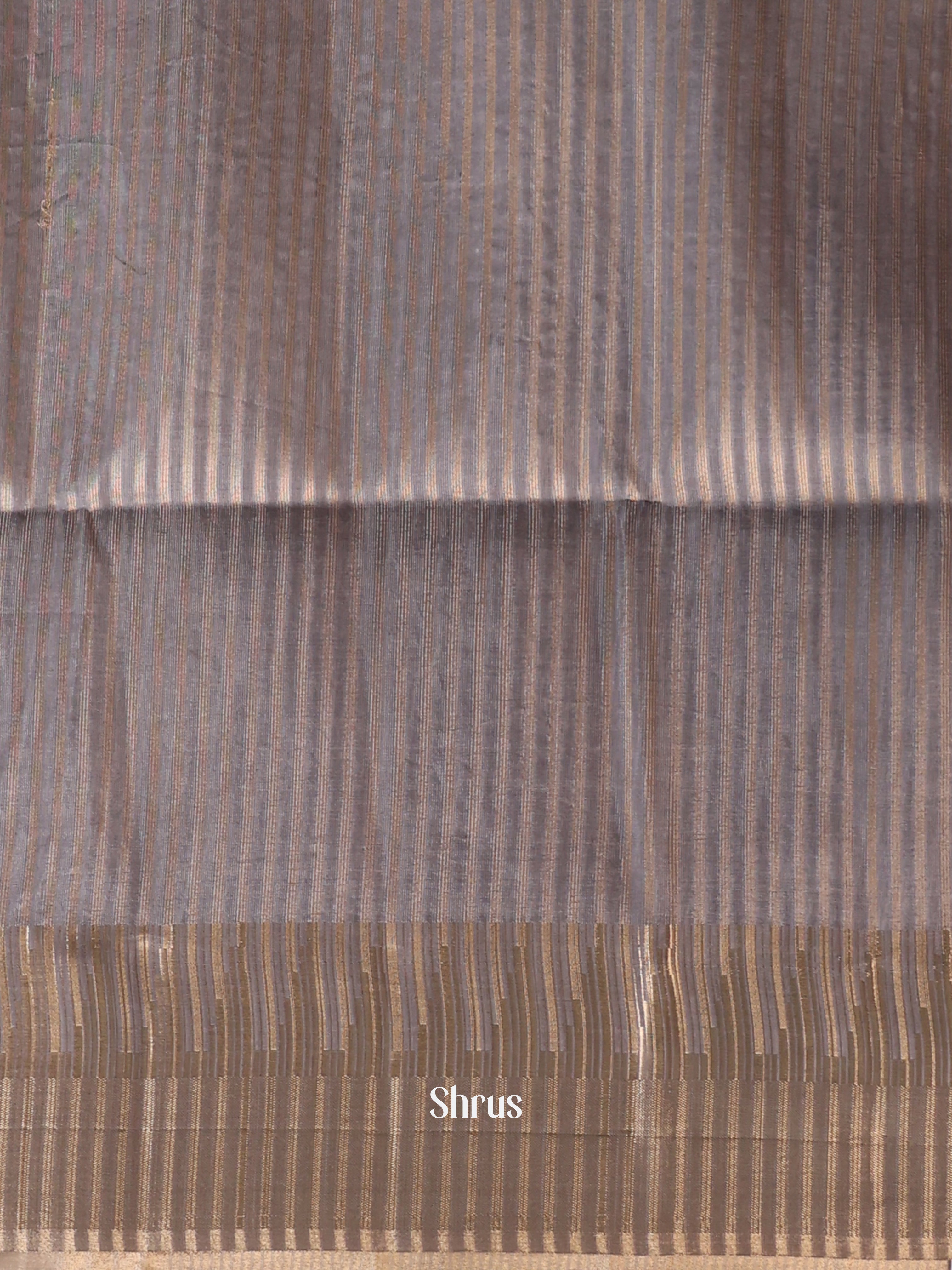 Grey  - Semi Tussar Saree