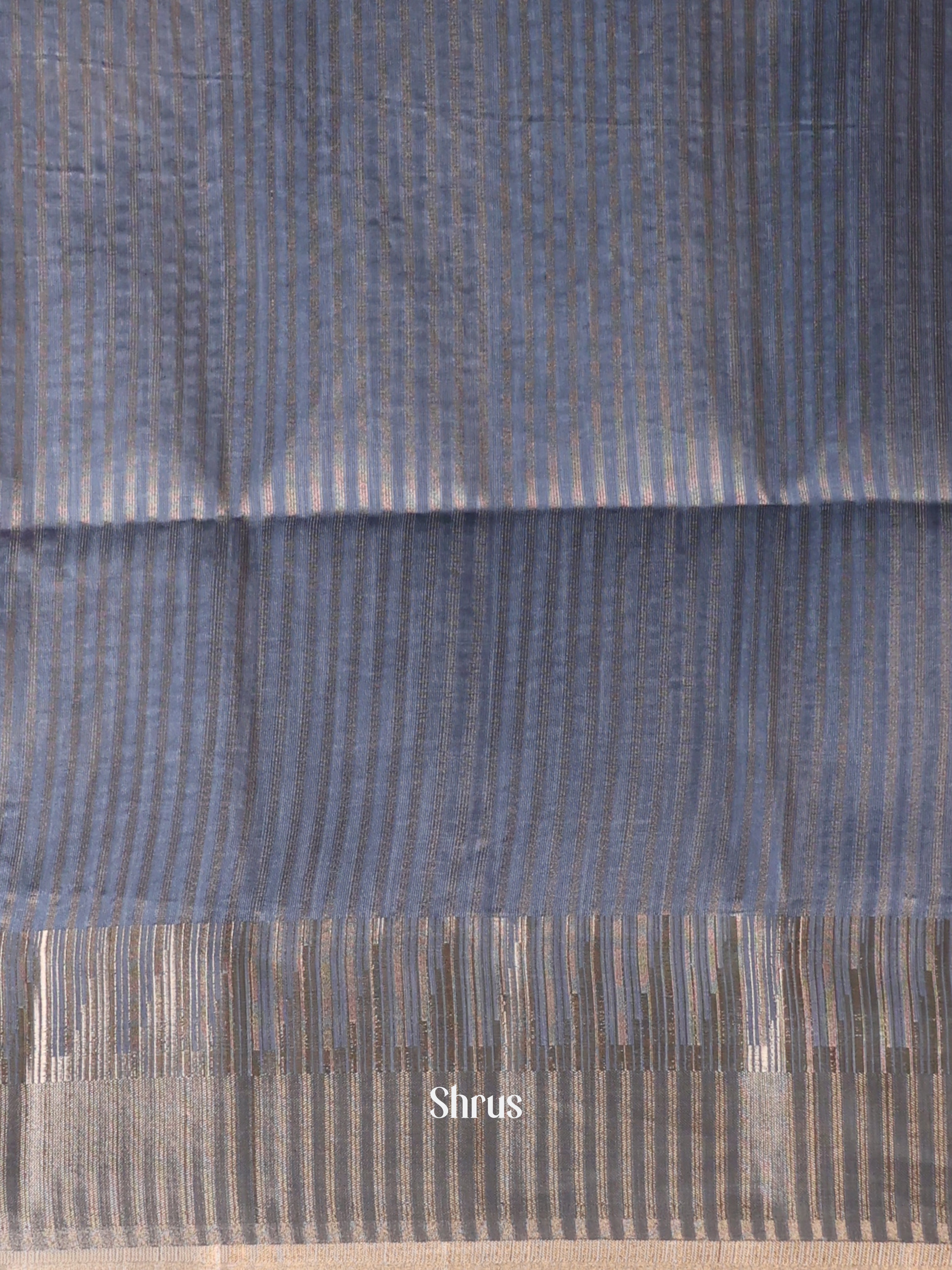 Blue - Semi Tussar Saree