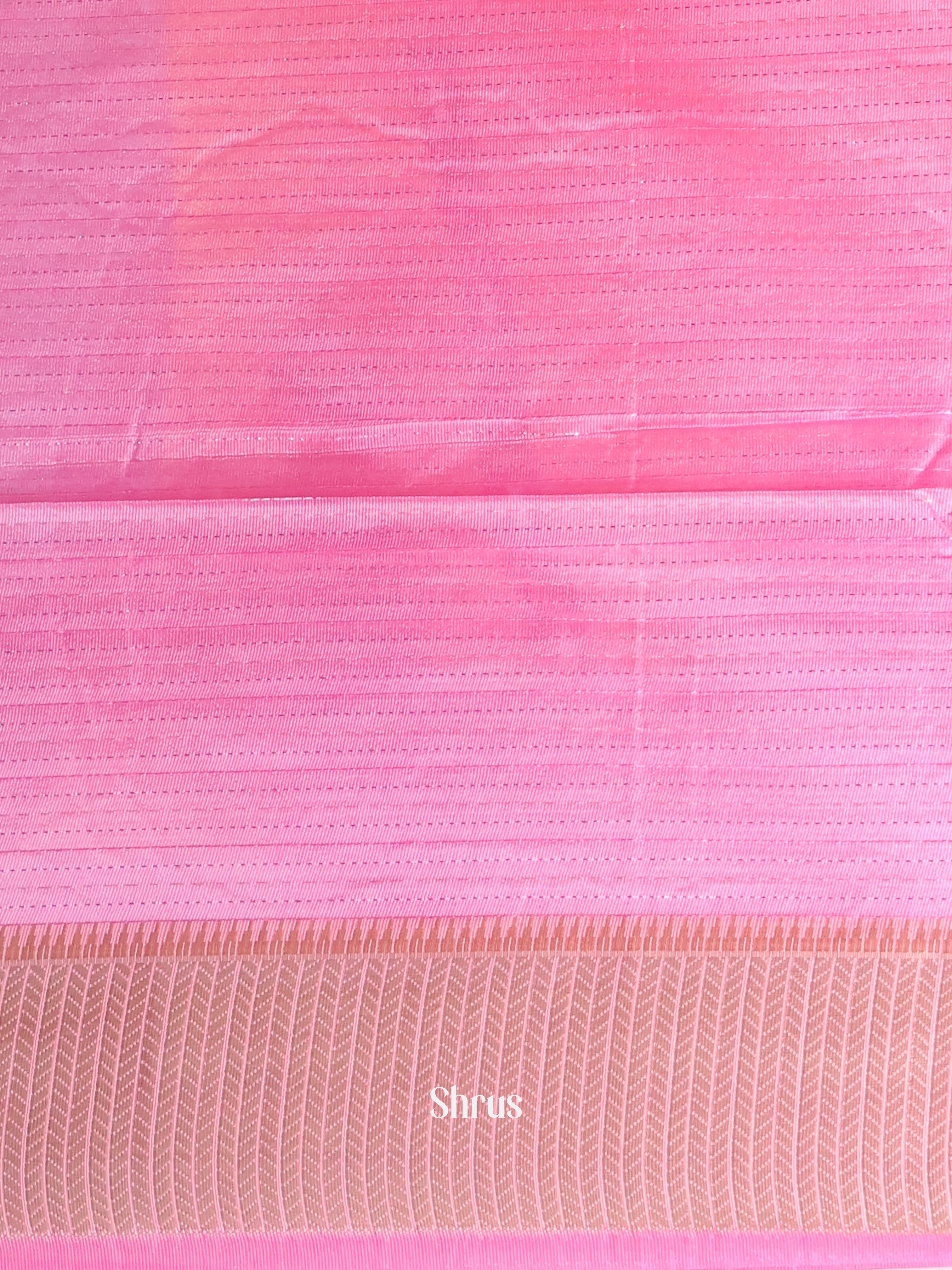 Pink - Champa semitussar Saree