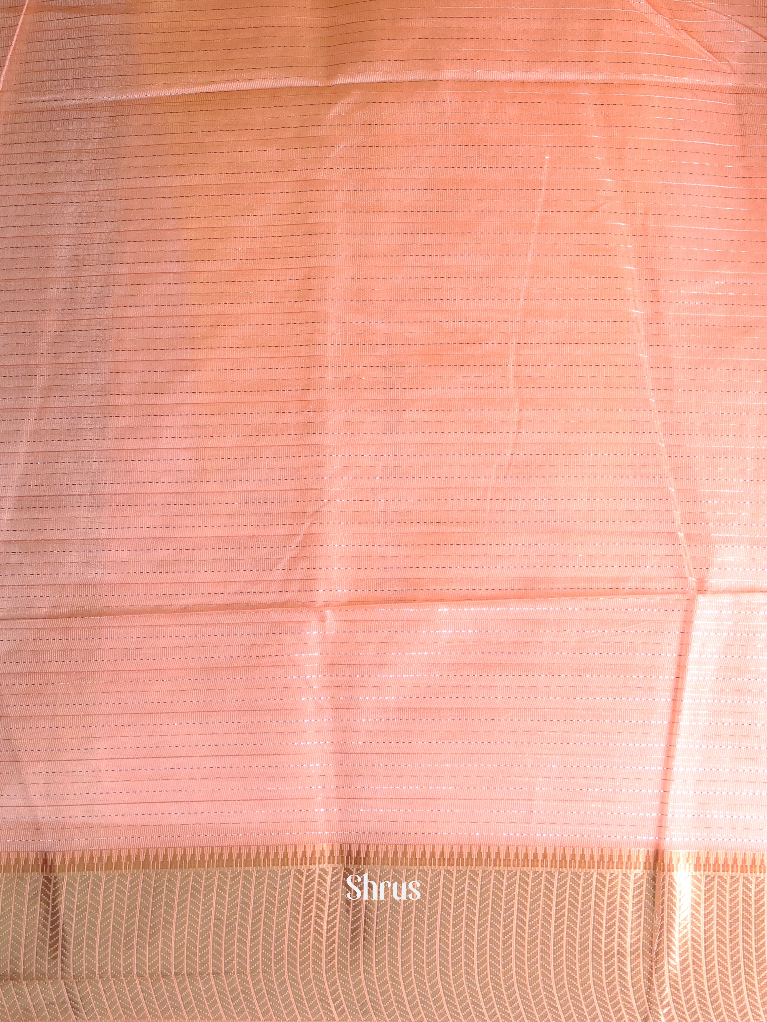 Peach - Champa semitussar Saree