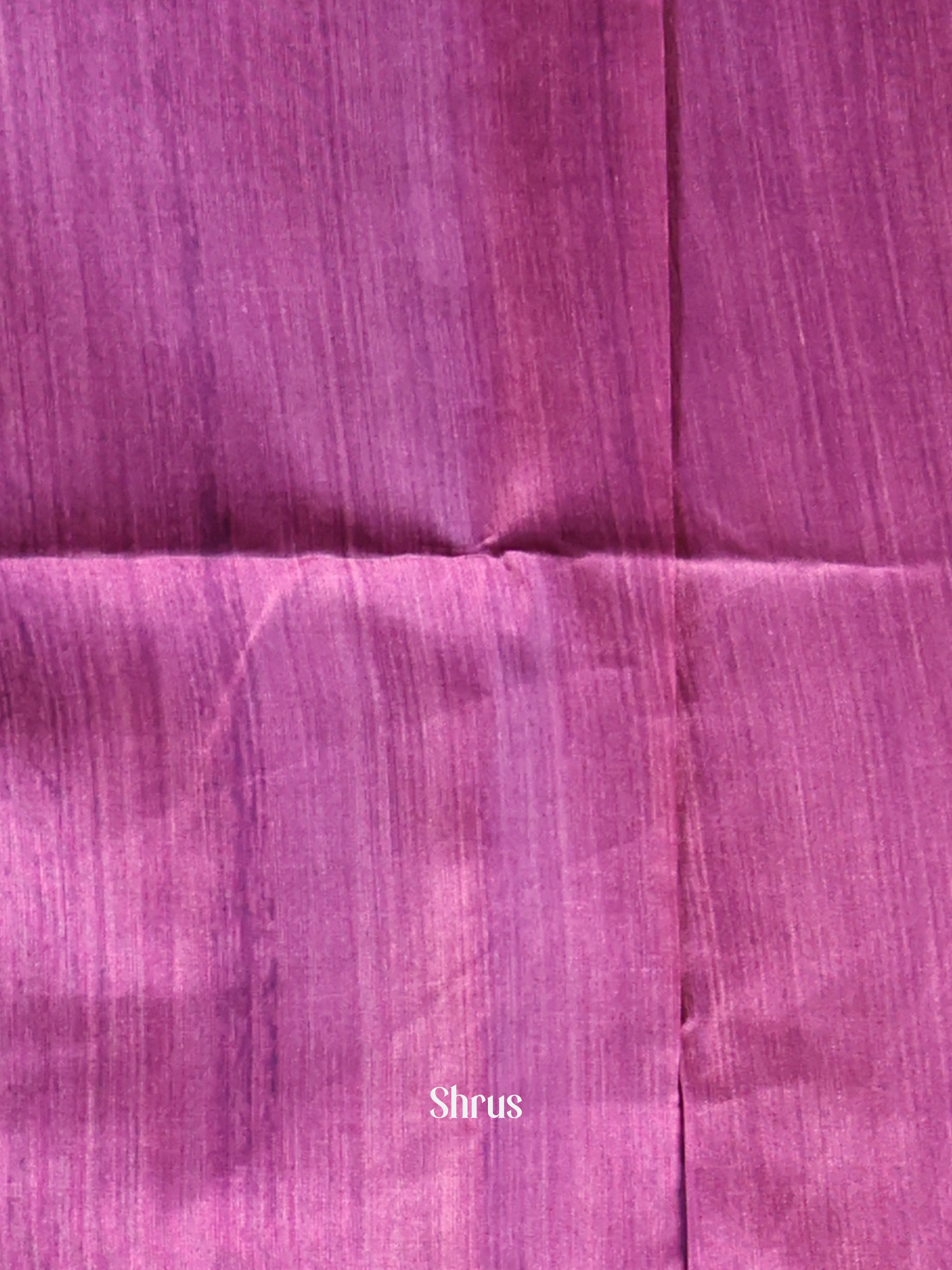 Purple - Champa semitussar Saree