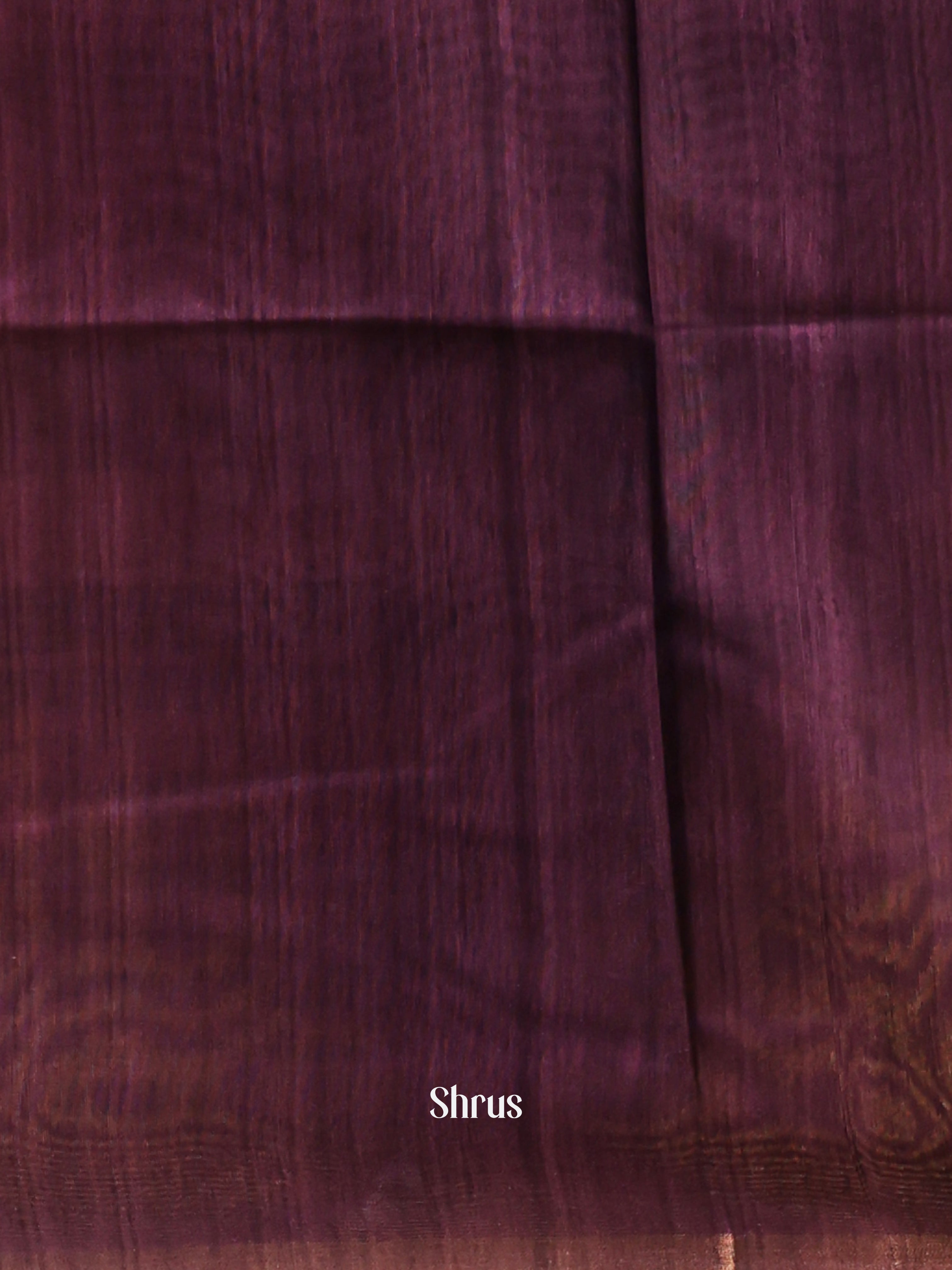 Maroon & Purple - Champa semitussar Saree