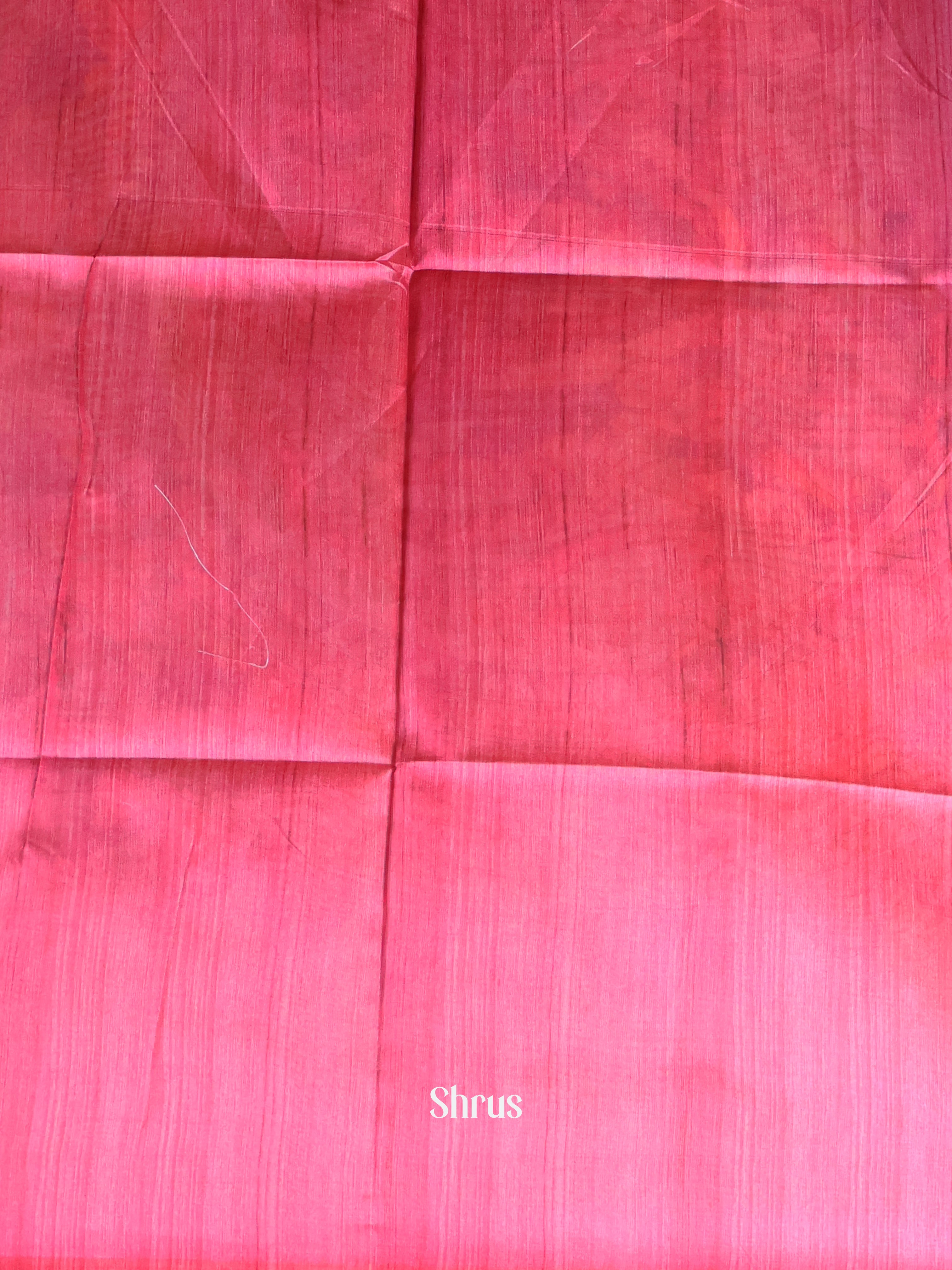 Teal Green & Pink - Champa semitussar Saree