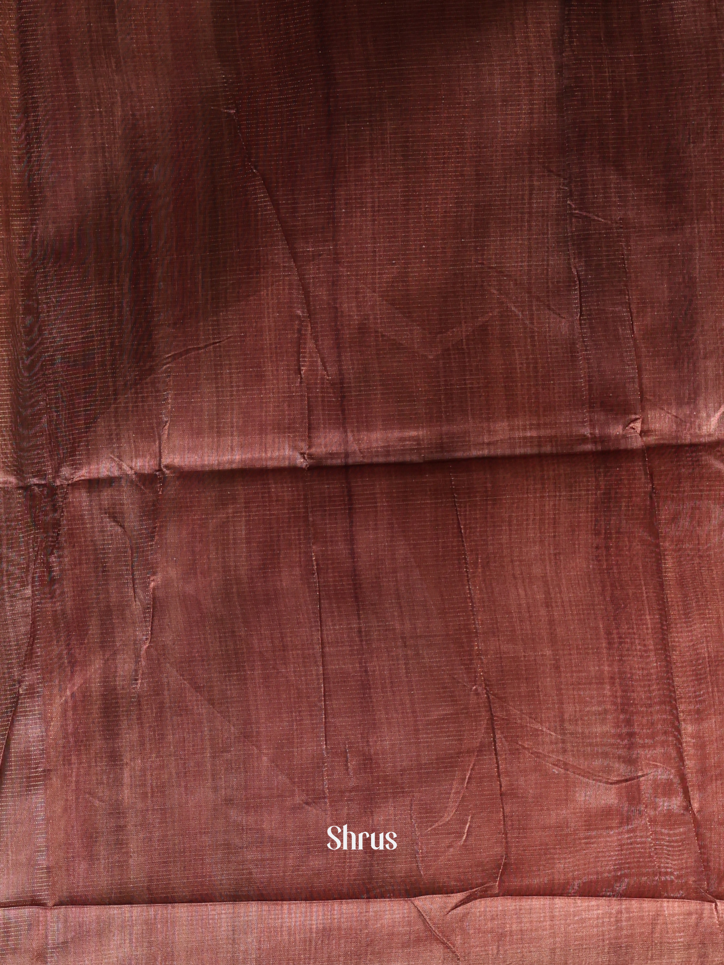 Pink & Brown - Champa semitussar Saree