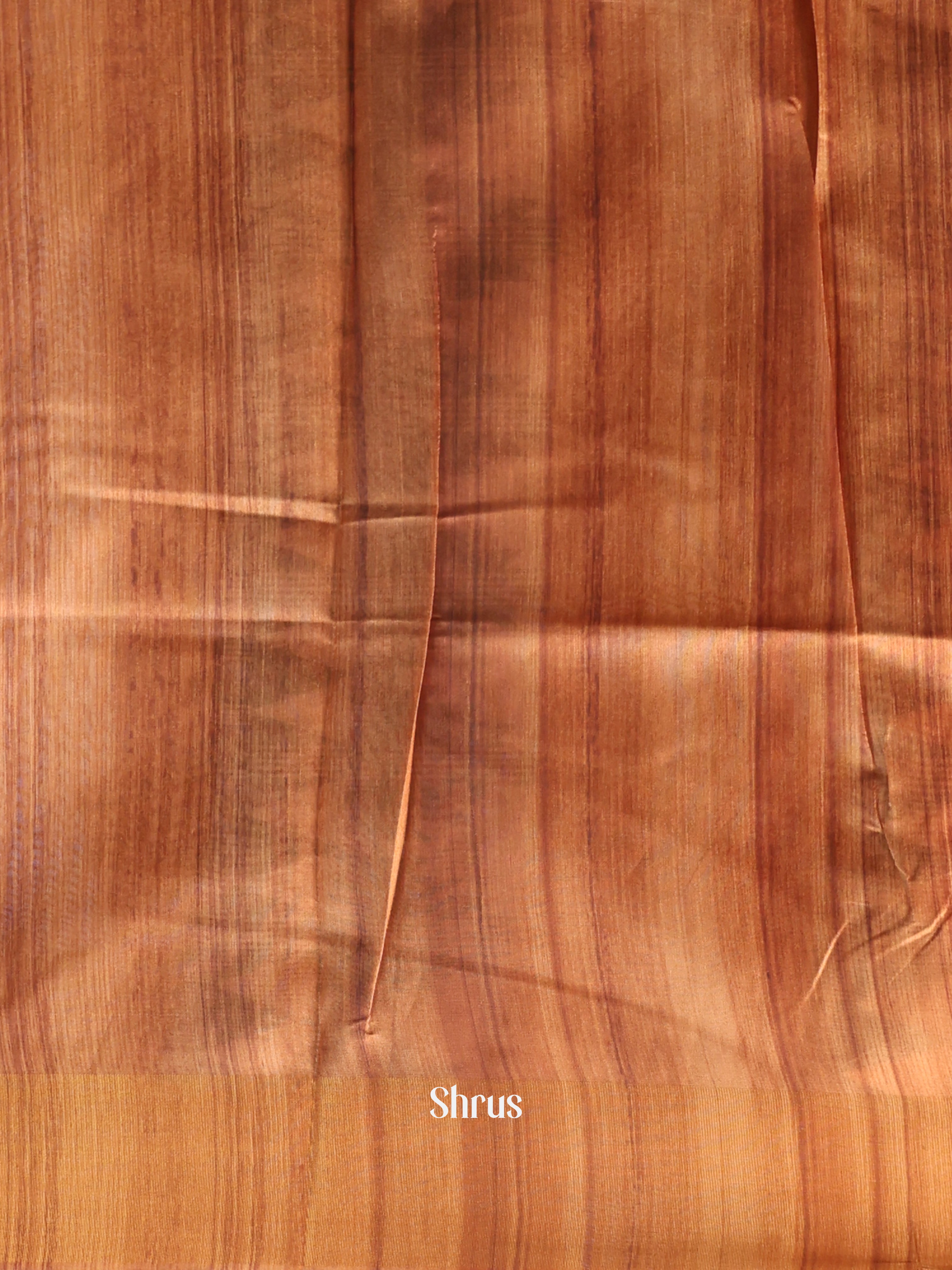 Green & Brown- Champa semitussar Saree - Shop on Shrus.com