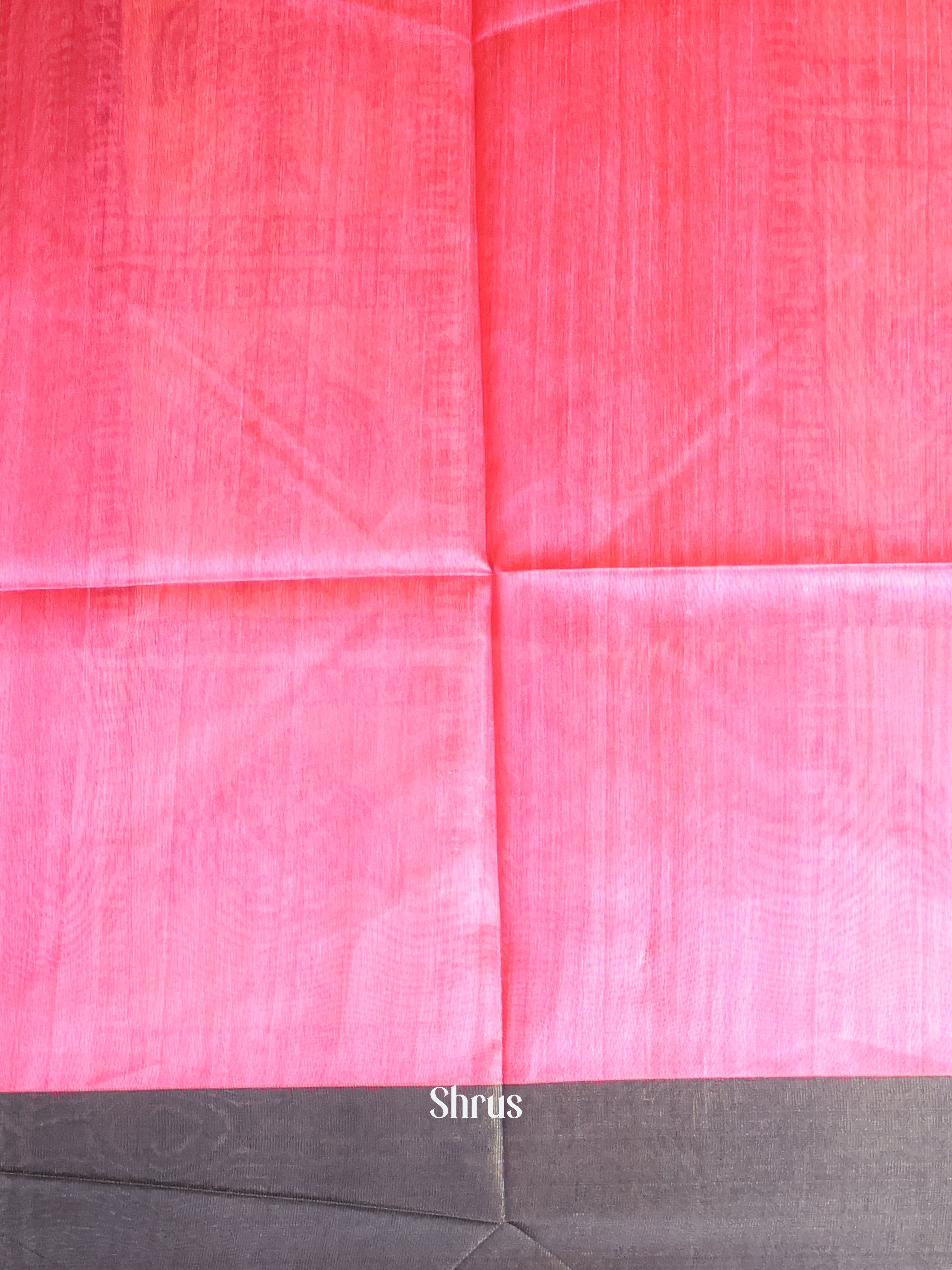 Green & Pink - Champa semitussar Saree