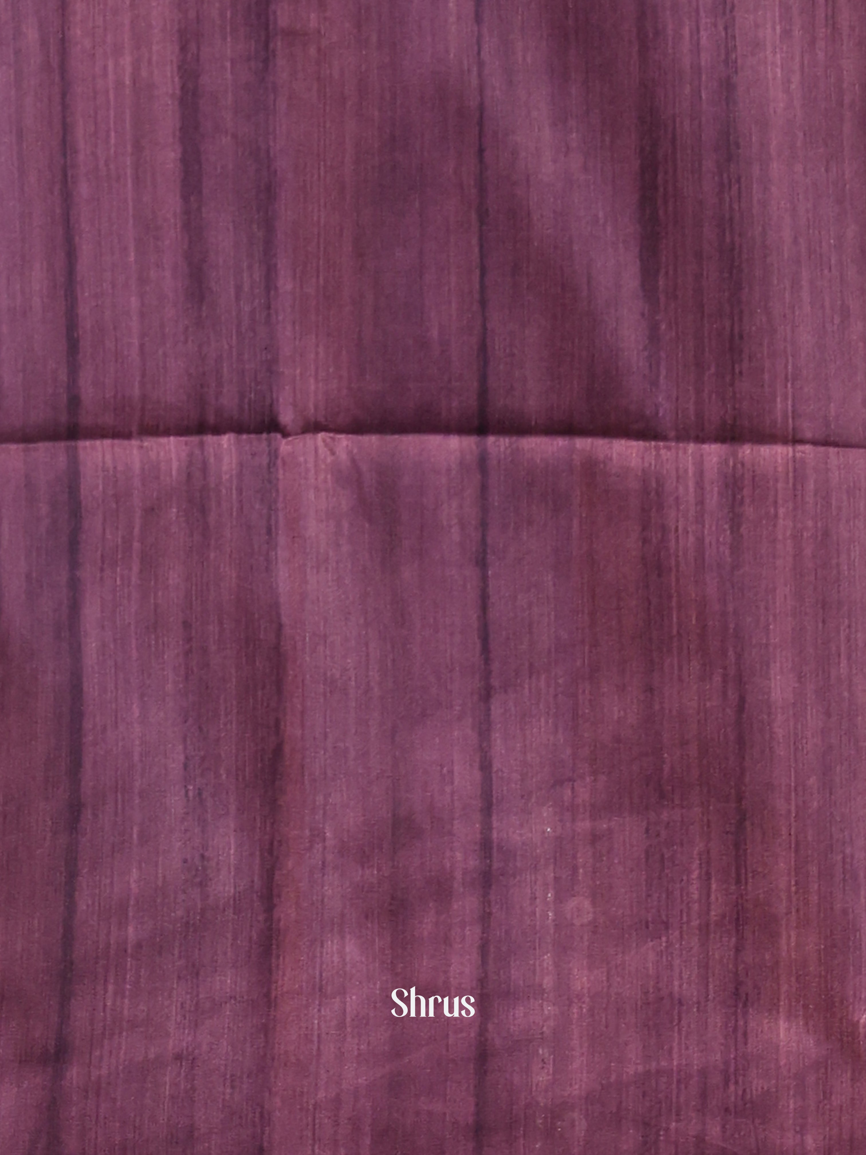 Purple - Champa semitussar Saree