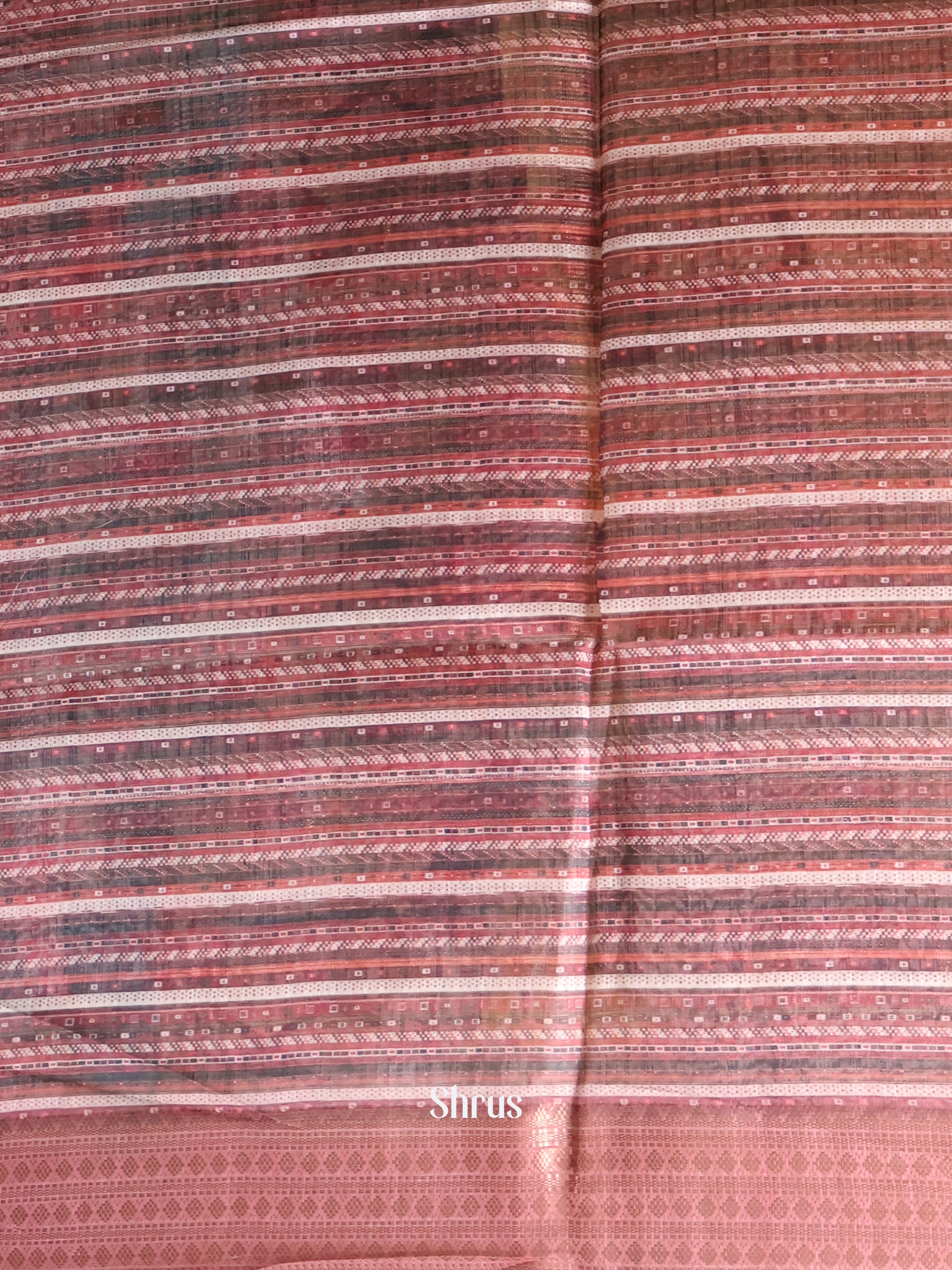 Pink - Champa semitussar Saree