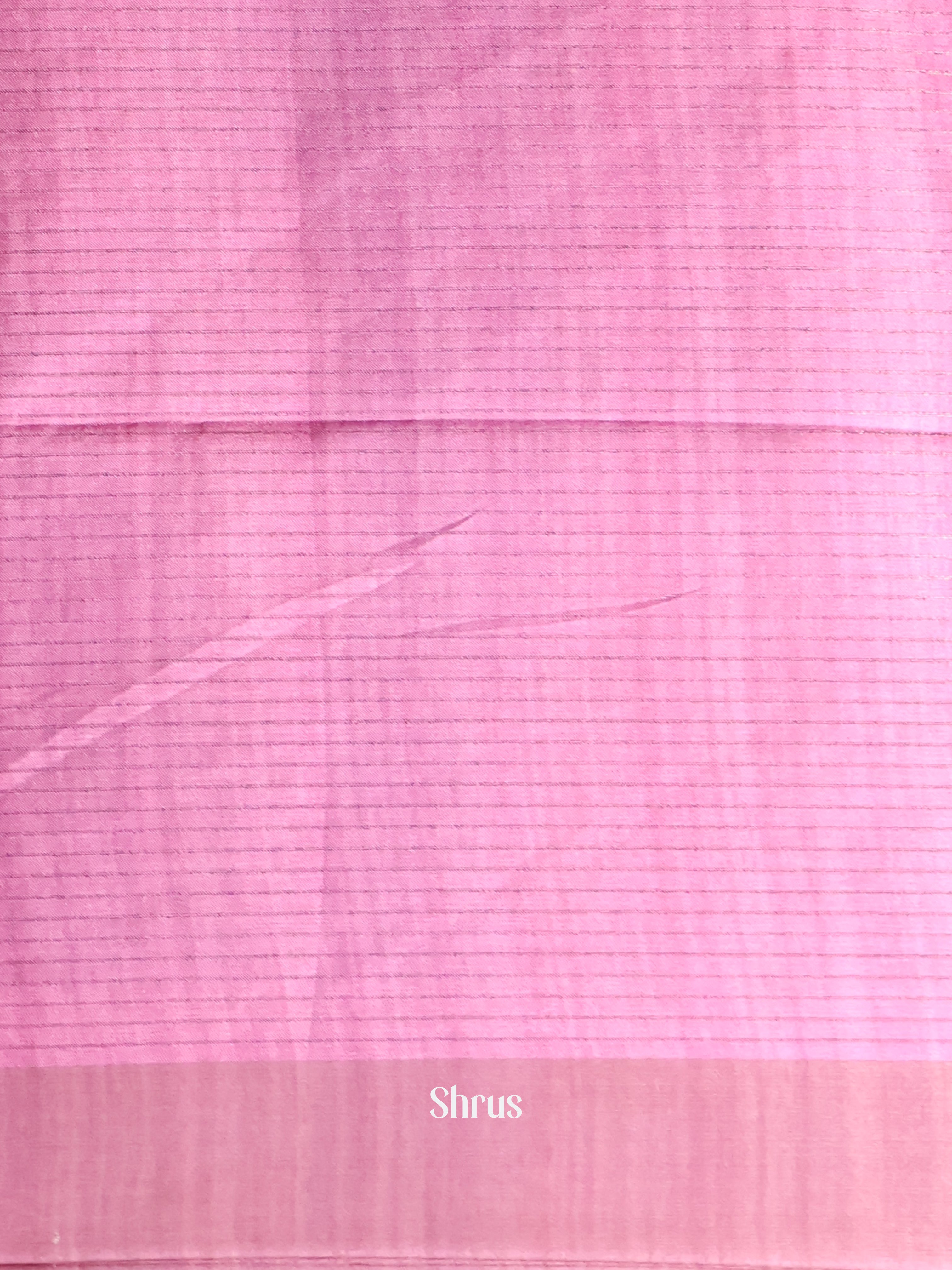 Grey & Pink - Champa semitussar Saree