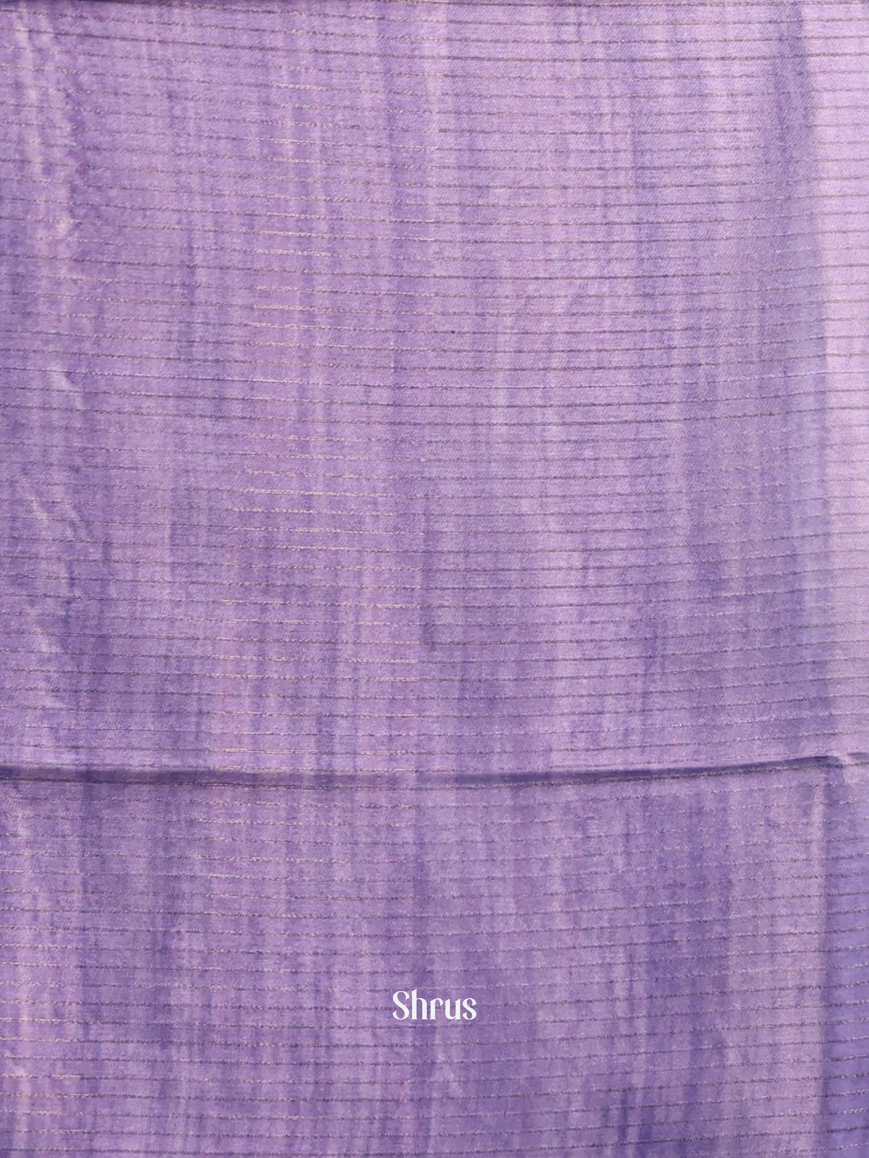 Grey & Purple - Champa semitussar Saree