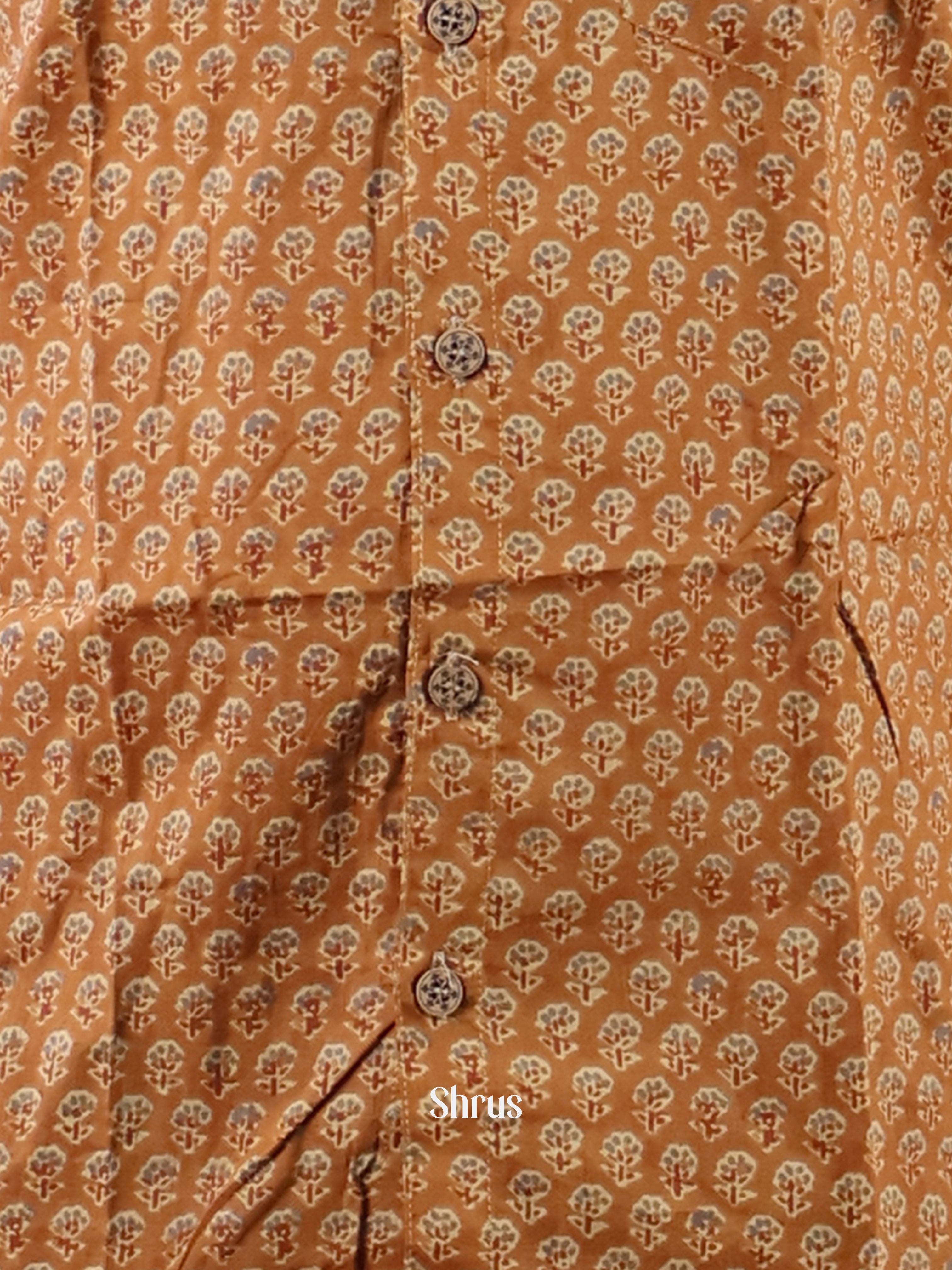 Brown - Readymade Mens Shirt