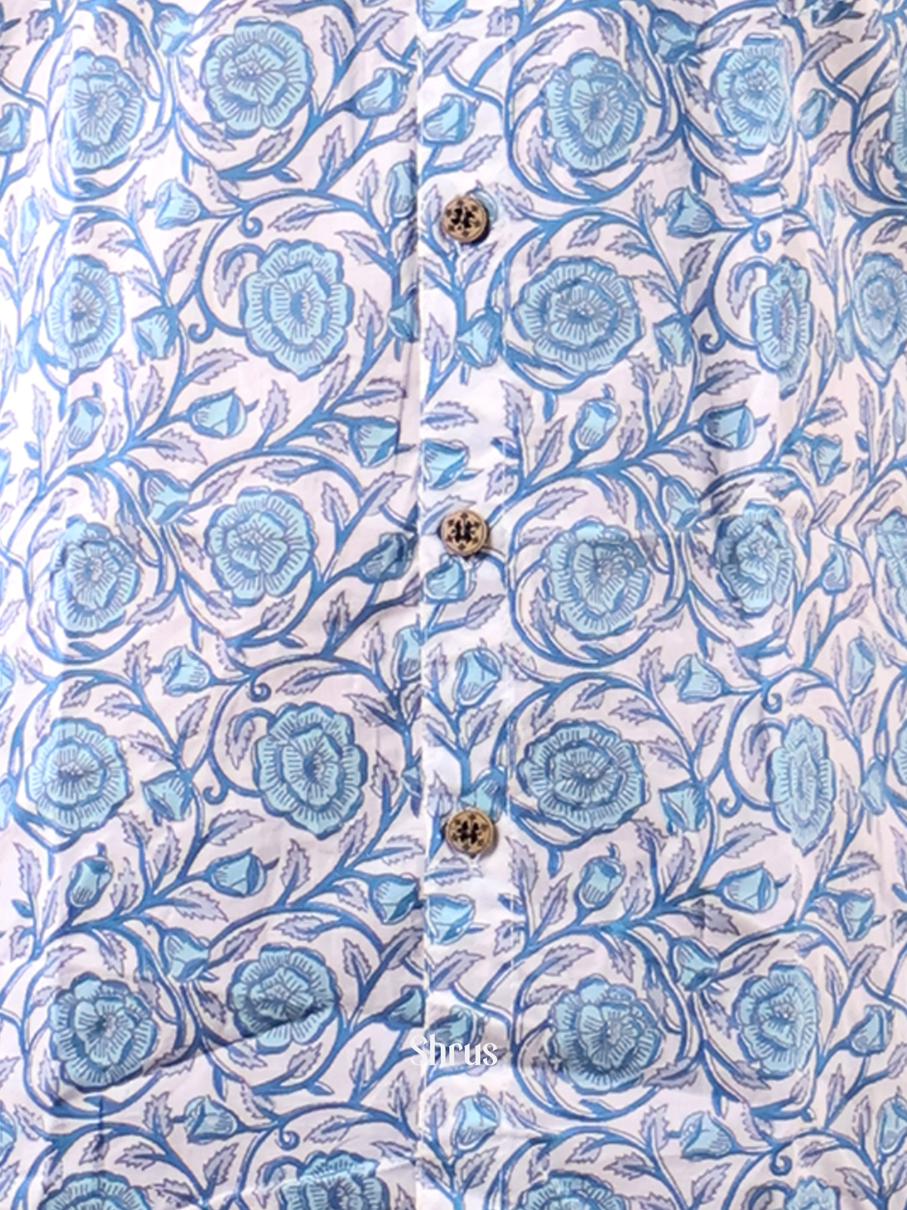 Blue - Readymade Mens Shirt