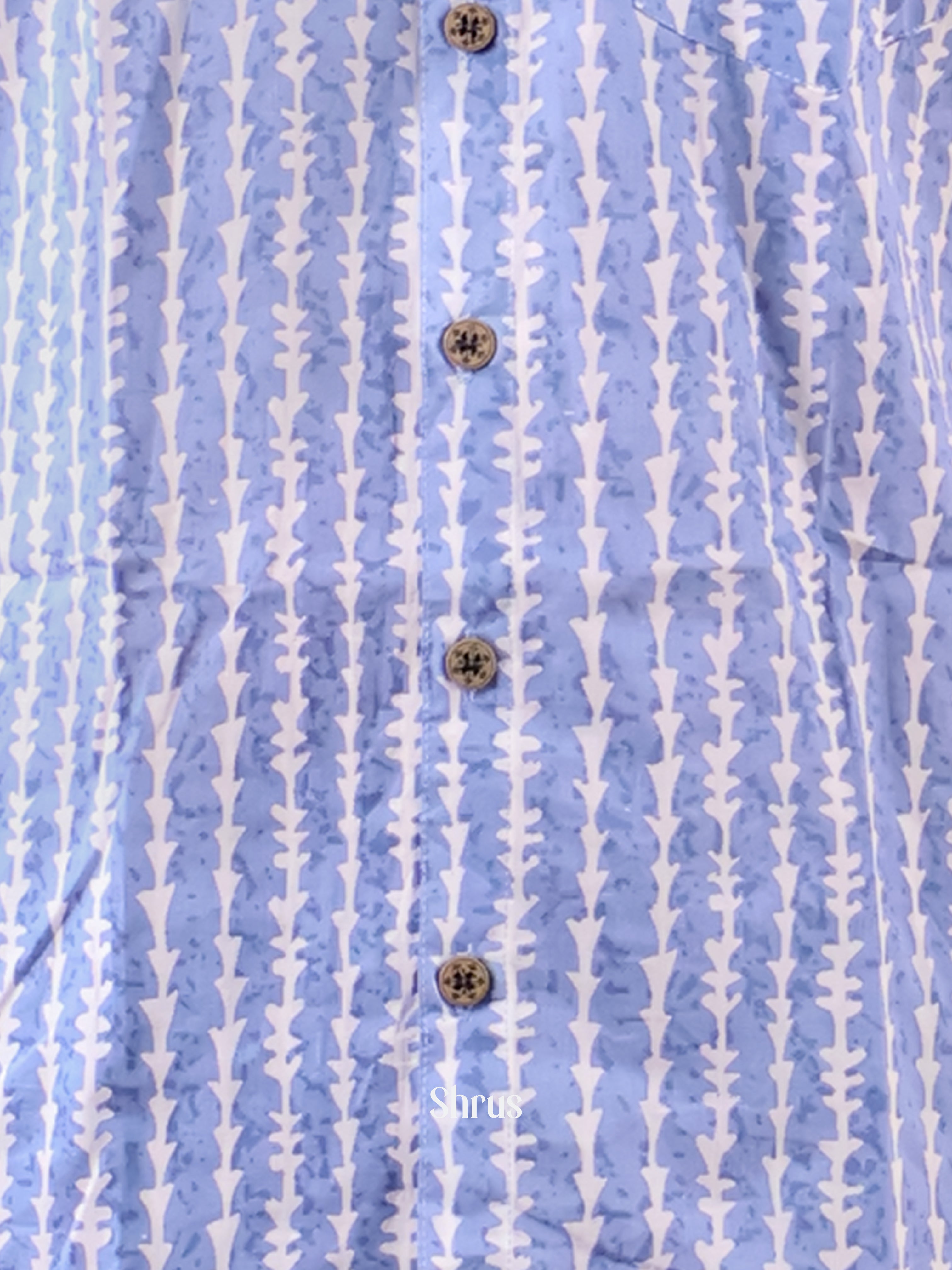 Blue - Readymade Mens Shirt